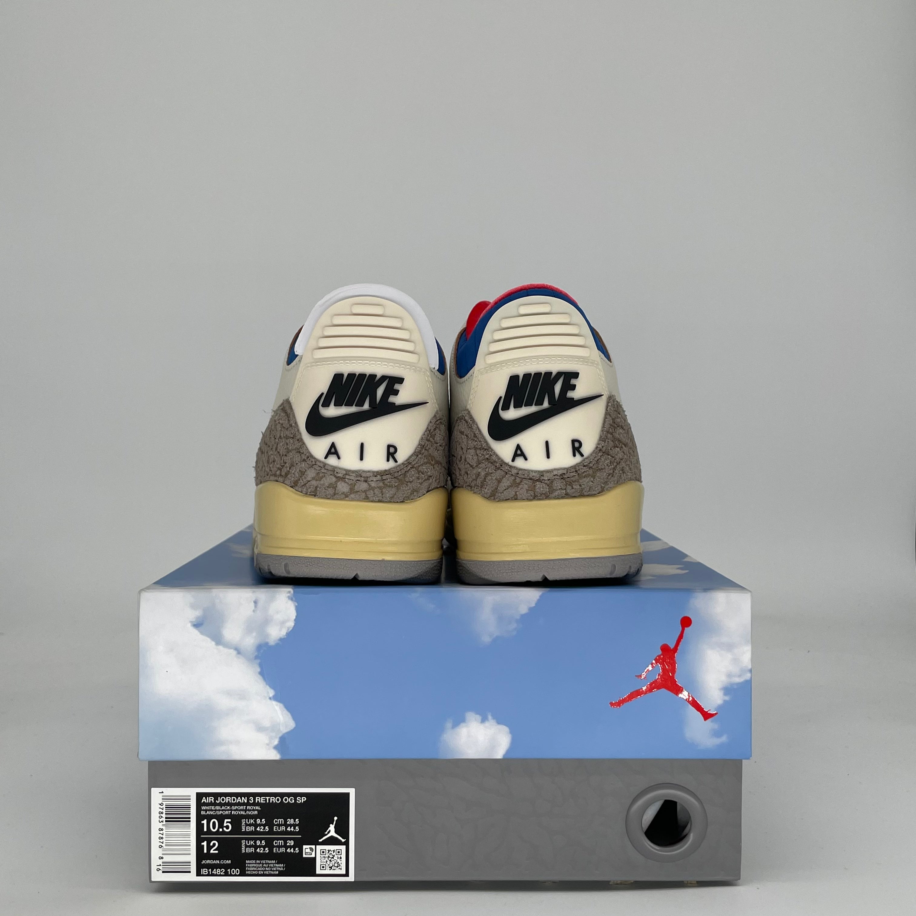 AIR JORDAN 3 SEOUL 2.0 IB1482-100 SIZE 10.5/12W