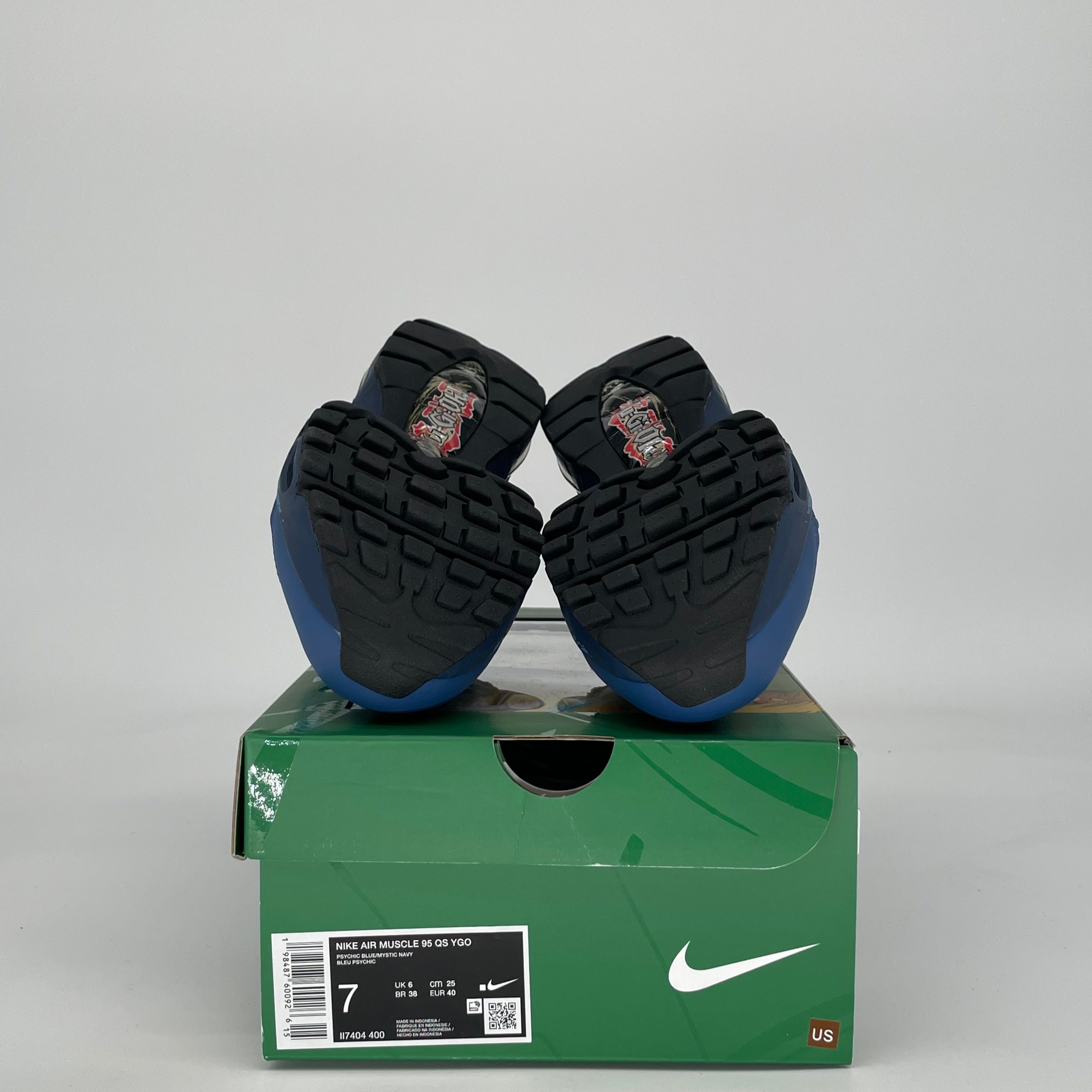 NIKE AIR MAX MUSCLE 95 YU-GI-OH! JOEY WITH PROMO CARD II7404-400 SIZE 7/8.5W