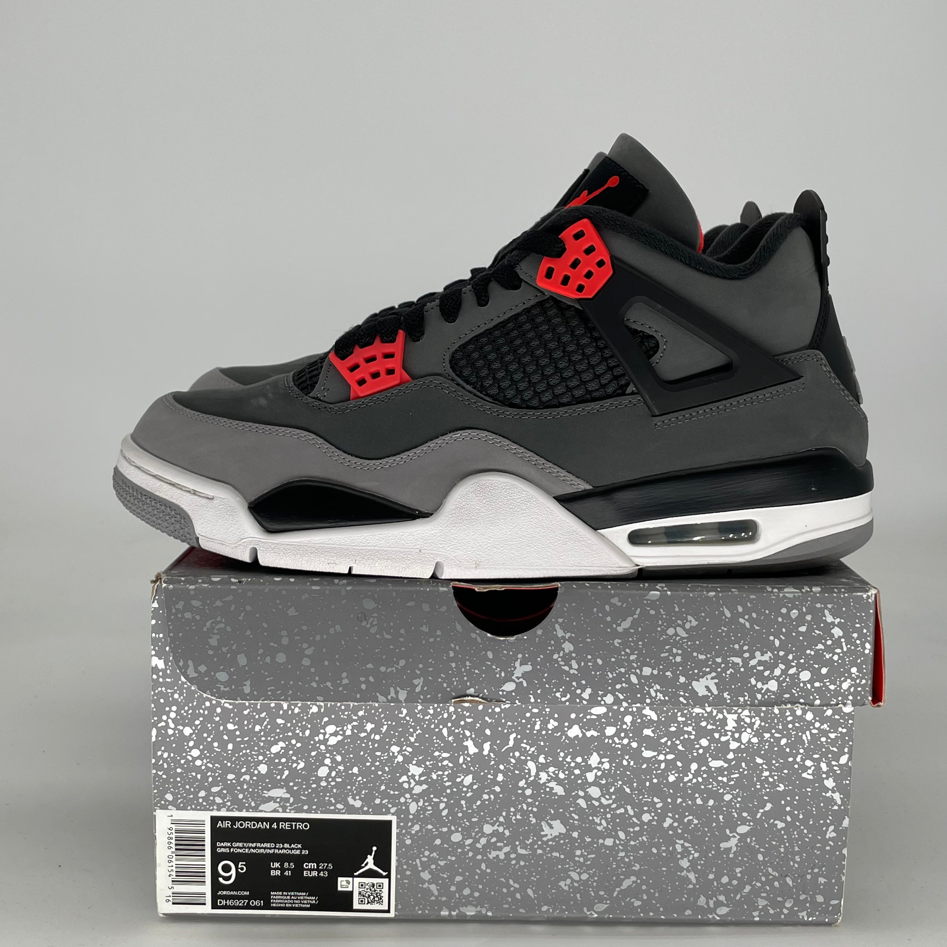 AIR JORDAN 4 INFRARED DH6927-061 SIZE 9.5/11W
