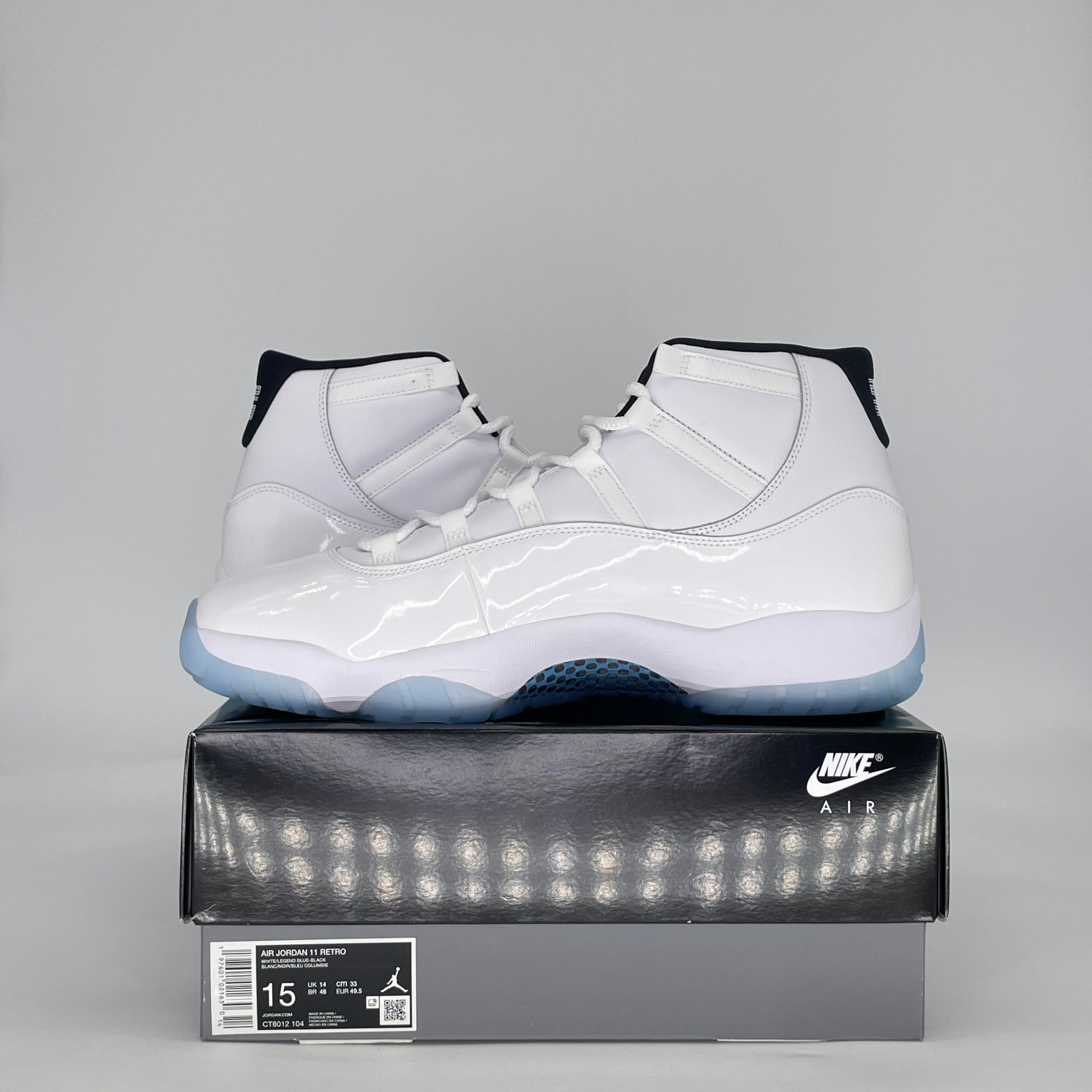 AIR JORDAN 11 LEGEND BLUE (2024) CT8012-104 SIZE 15/16.5W