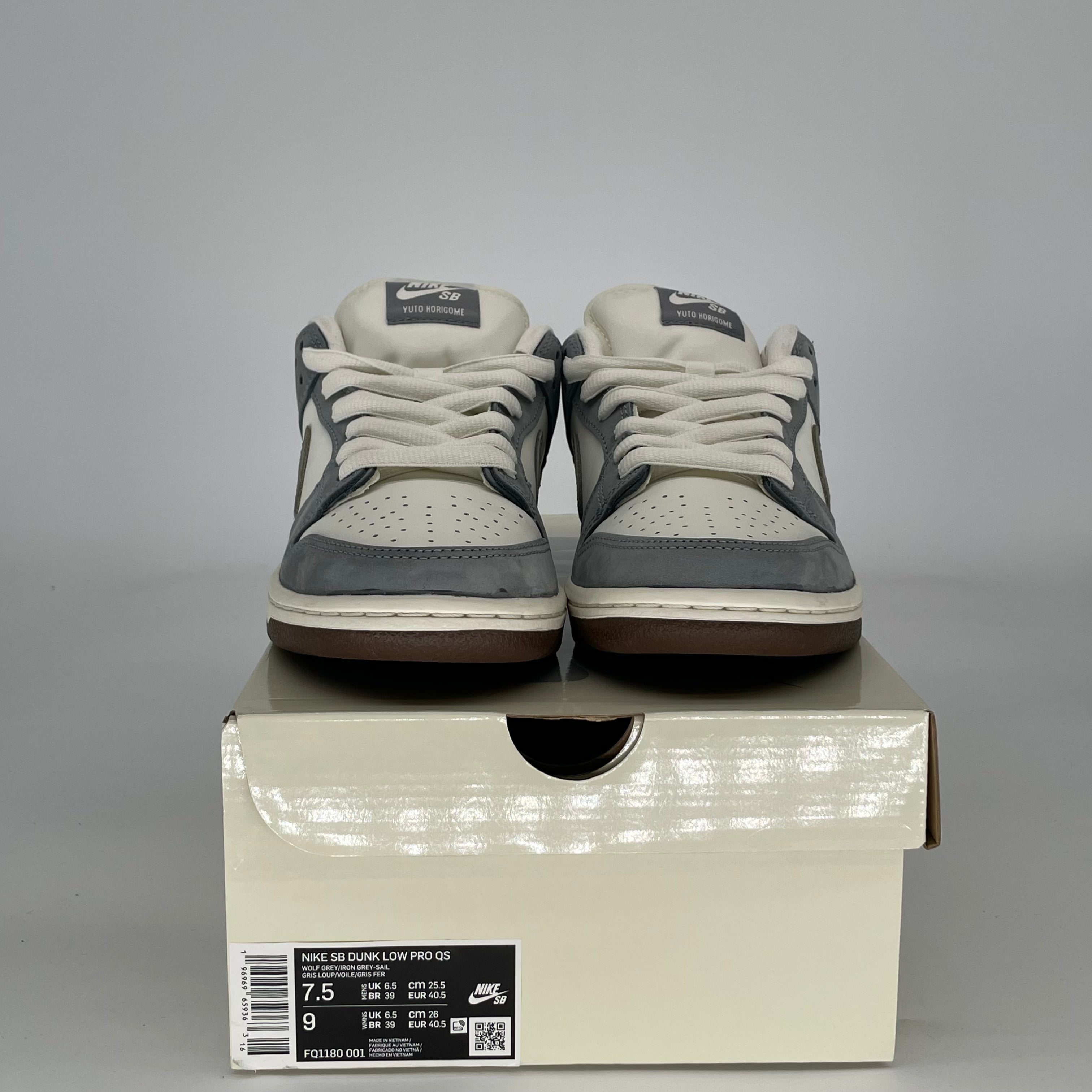NIKE SB DUNK LOW YUTO HORIGOME FQ1180-001 SIZE 7.5/9W
