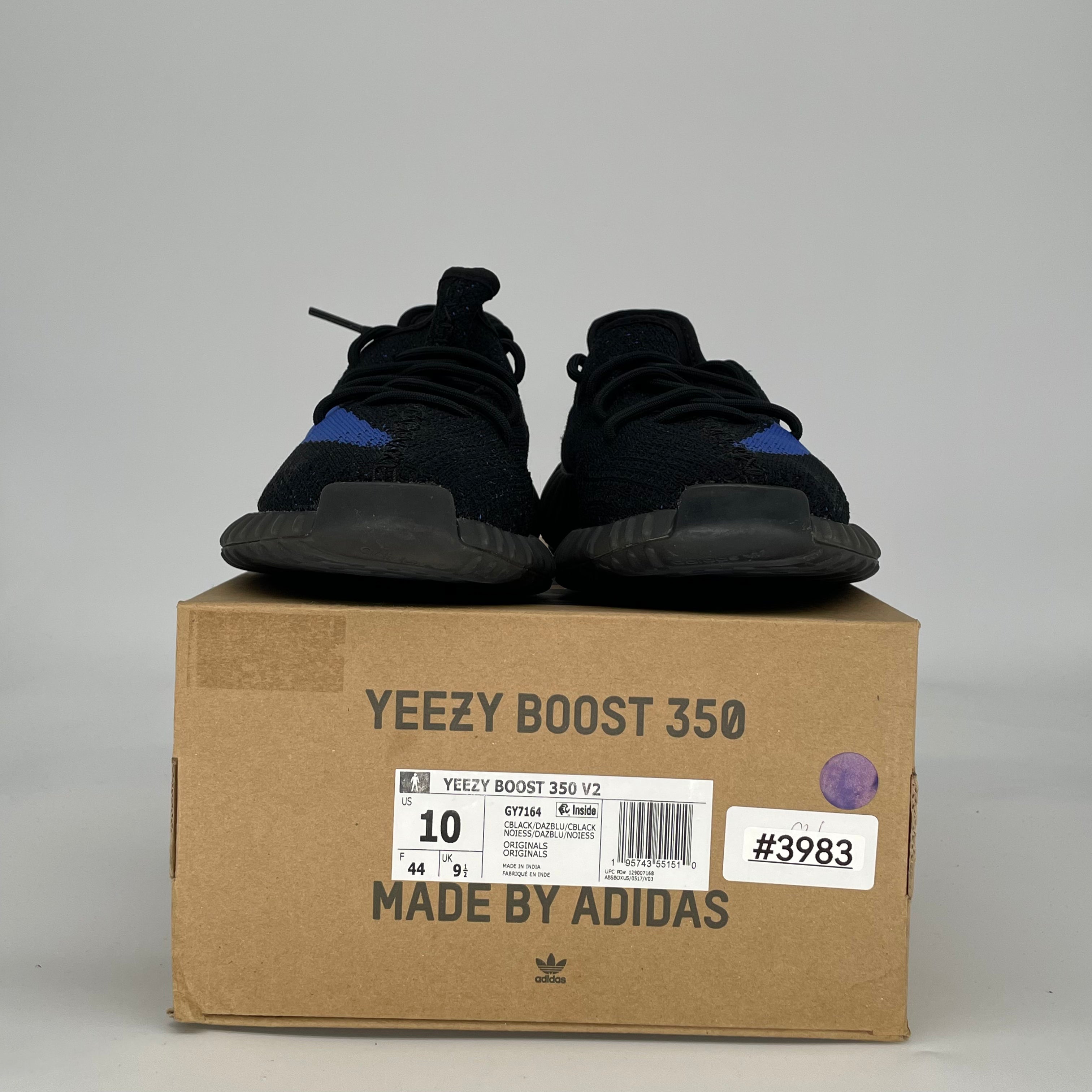 ADIDAS YEEZY 350 V2 DAZZLING BLUE GY7164 SIZE 10/11.5W