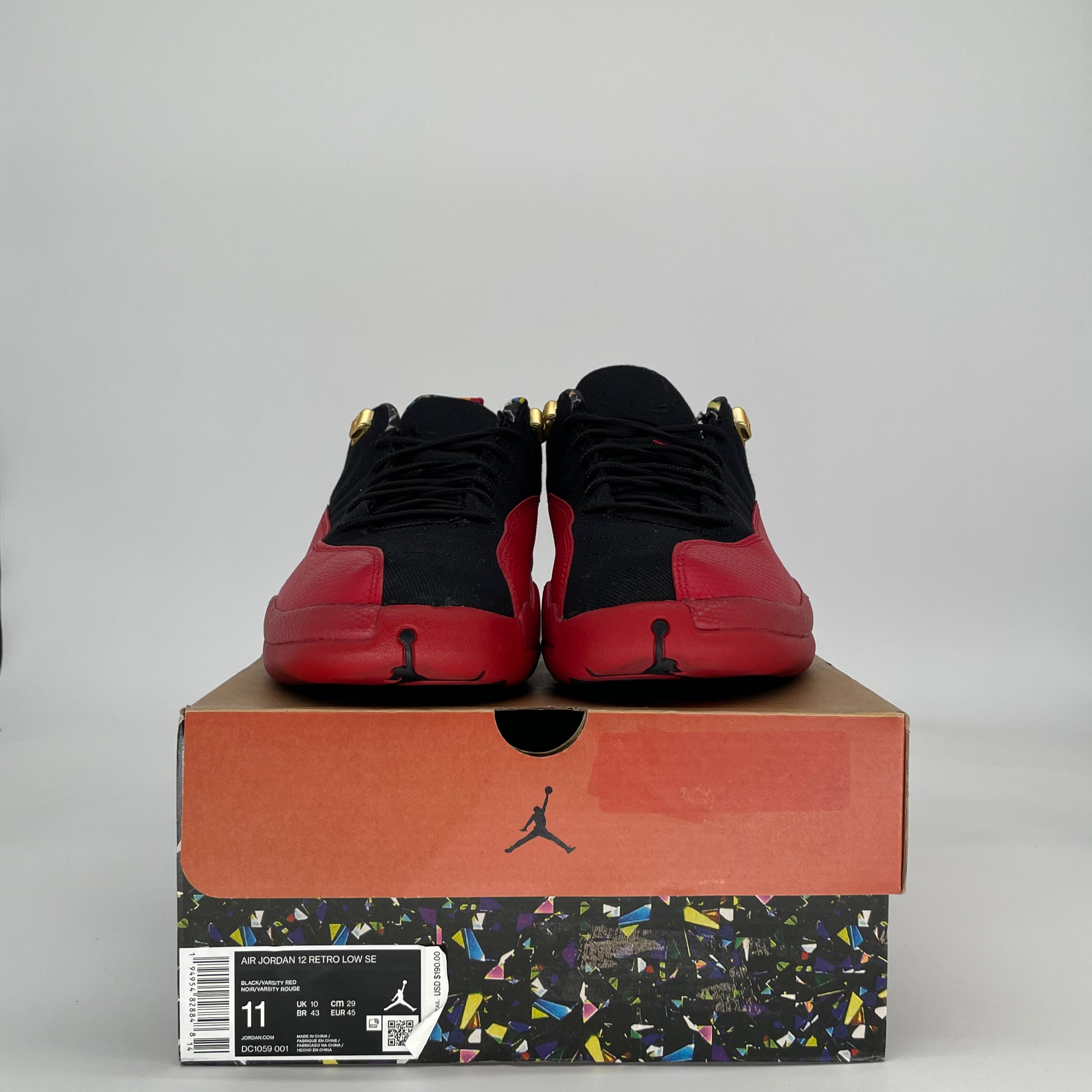 AIR JORDAN 12 LOW SUPER BOWL LV DC1059-001 SIZE 11/12.5W