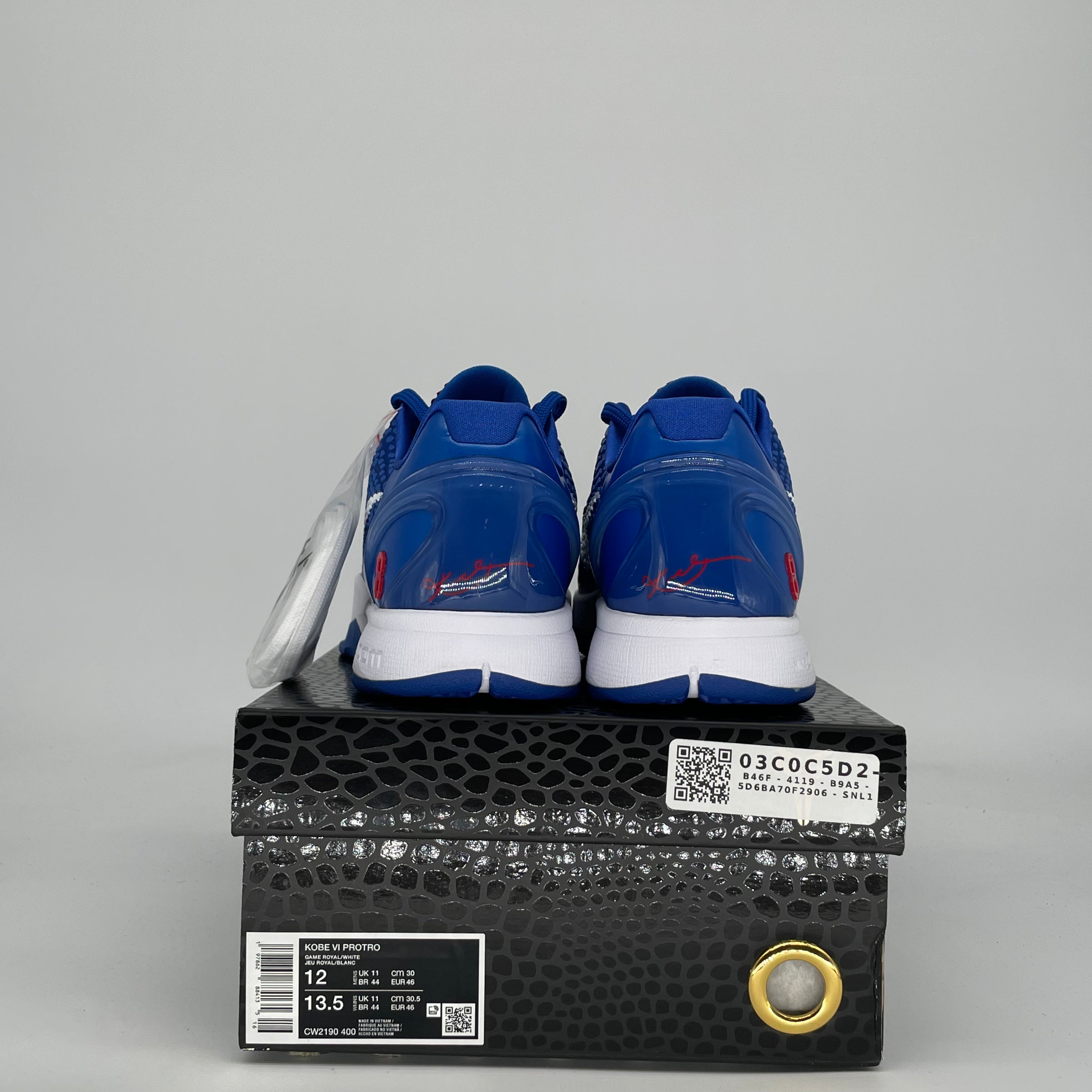 NIKE KOBE 6 PROTRO DODGERS CW2190-400 SIZE 12/13.5W