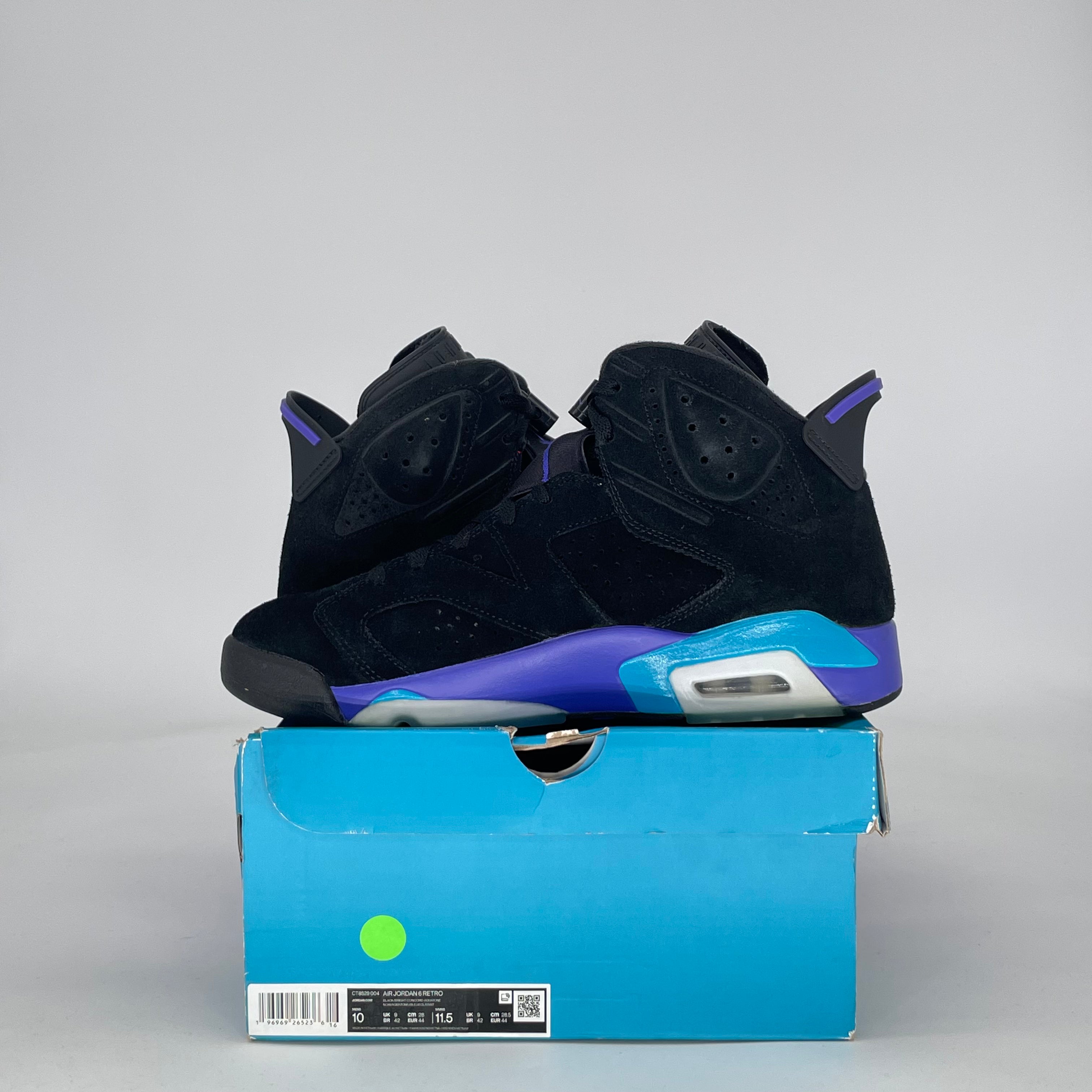 AIR JORDAN 6 AQUA CT8529-004 SIZE 10/11.5W