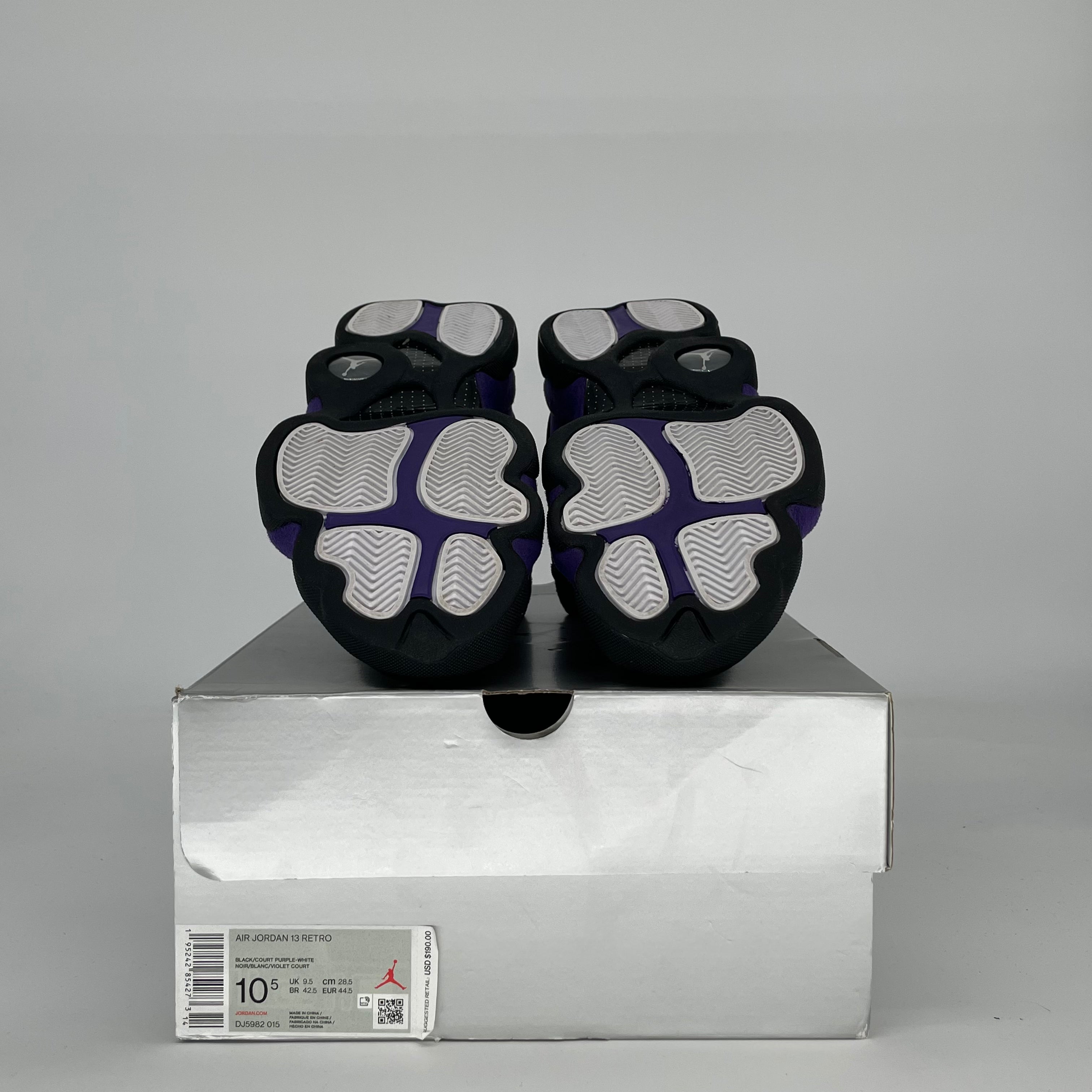 AIR JORDAN 13 COURT PURPLE DJ5982-015 SIZE 10.5/12W