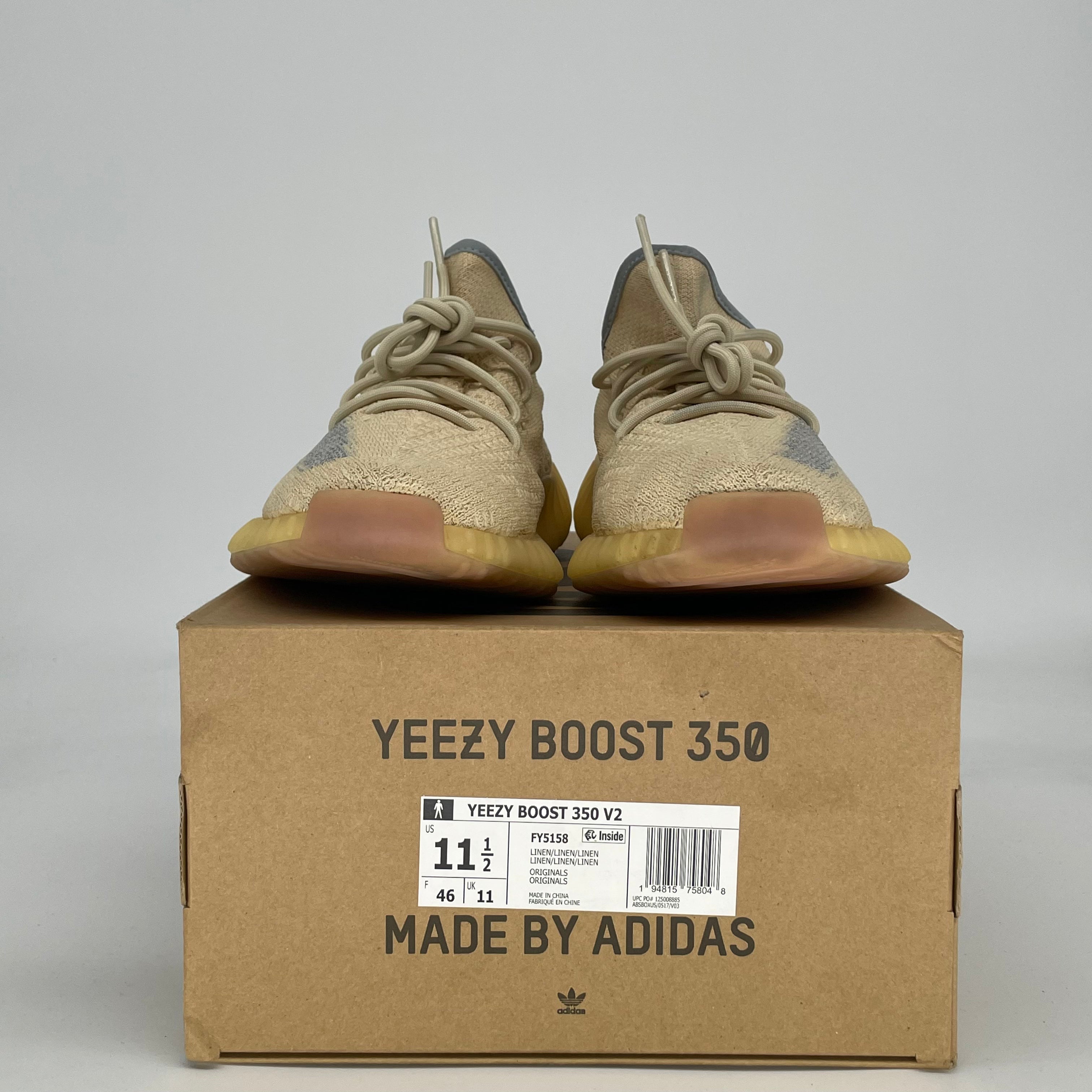 ADIDAS YEEZY 350 V2 LINEN FY5158 SIZE 11.5/13W