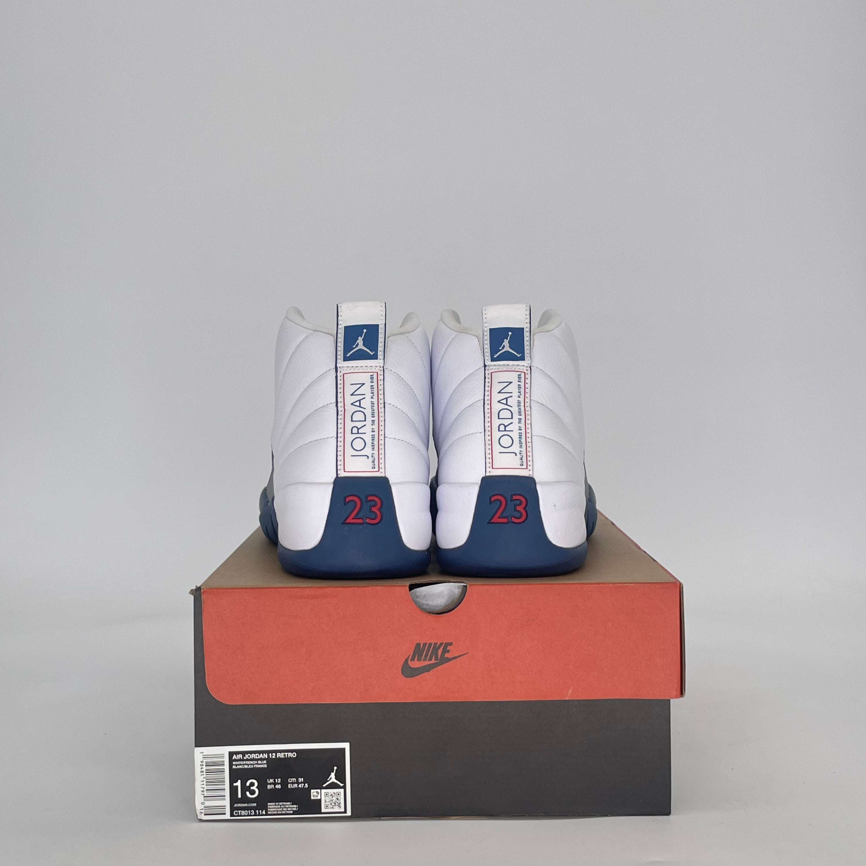 AIR JORDAN 12 FRENCH BLUE CT8013-114 SIZE 13/14.5W
