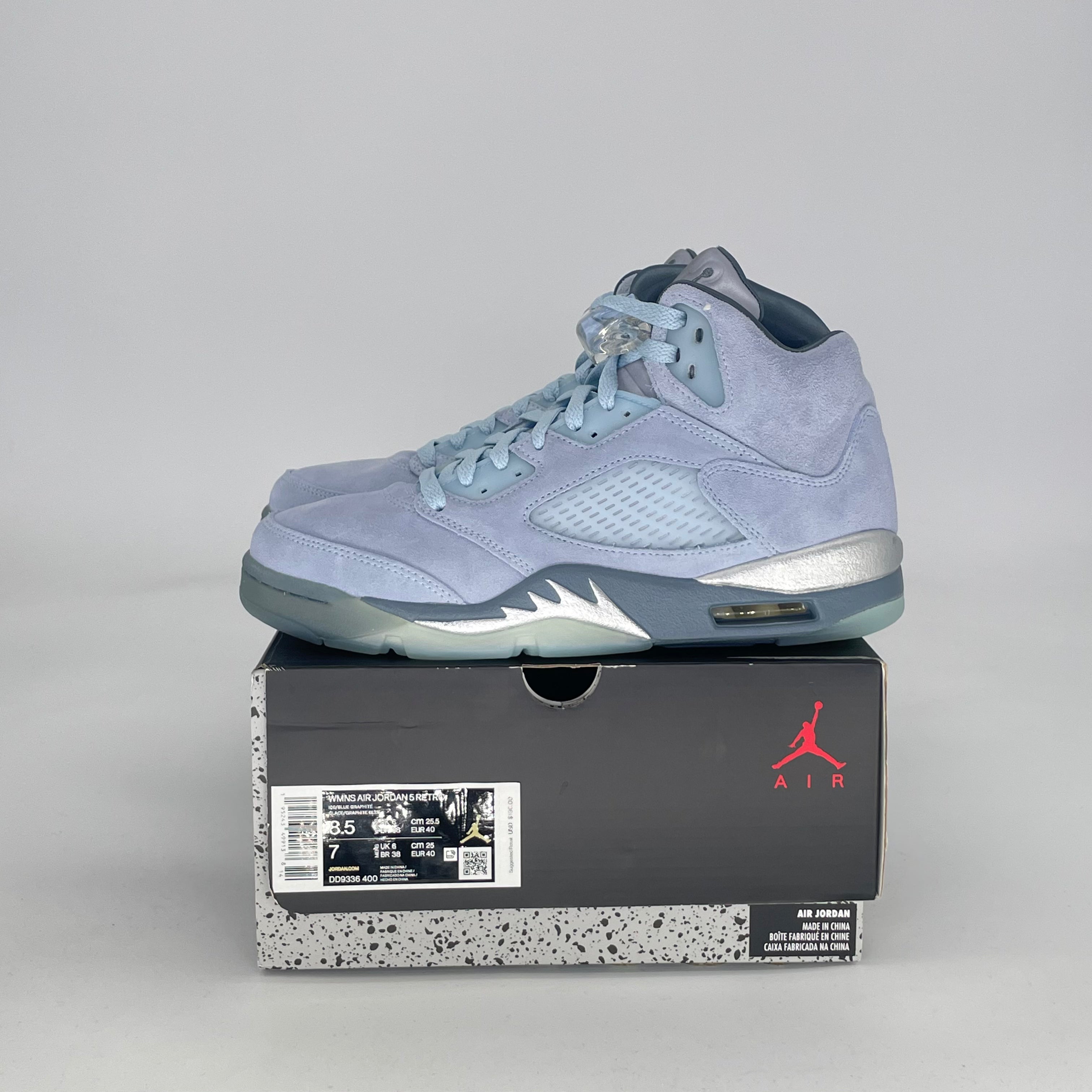 AIR JORDAN 5 BLUEBIRD DD9336-400 SIZE 7/8.5W GS