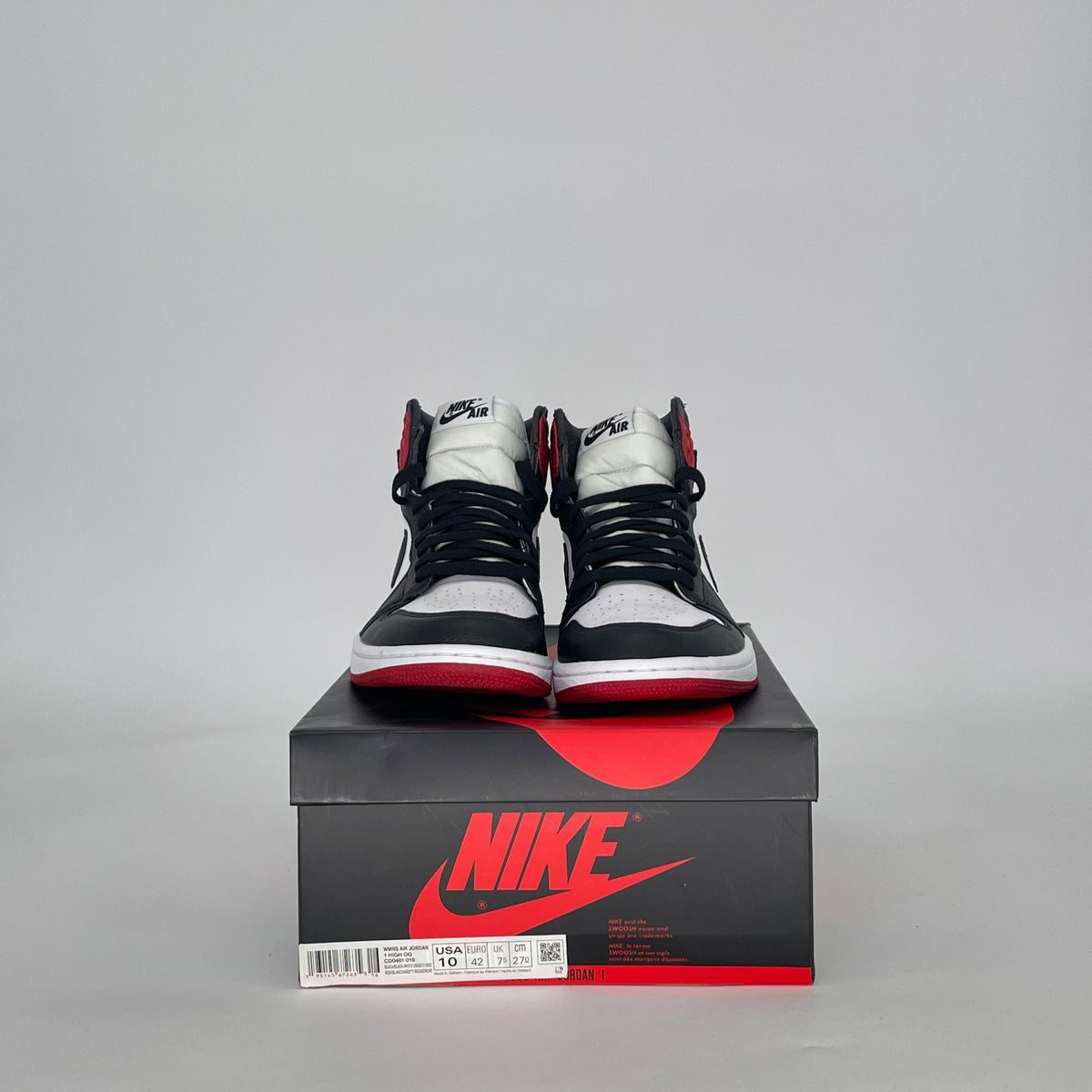 Jordan 1 Retro High Satin Black Toe (Women's)