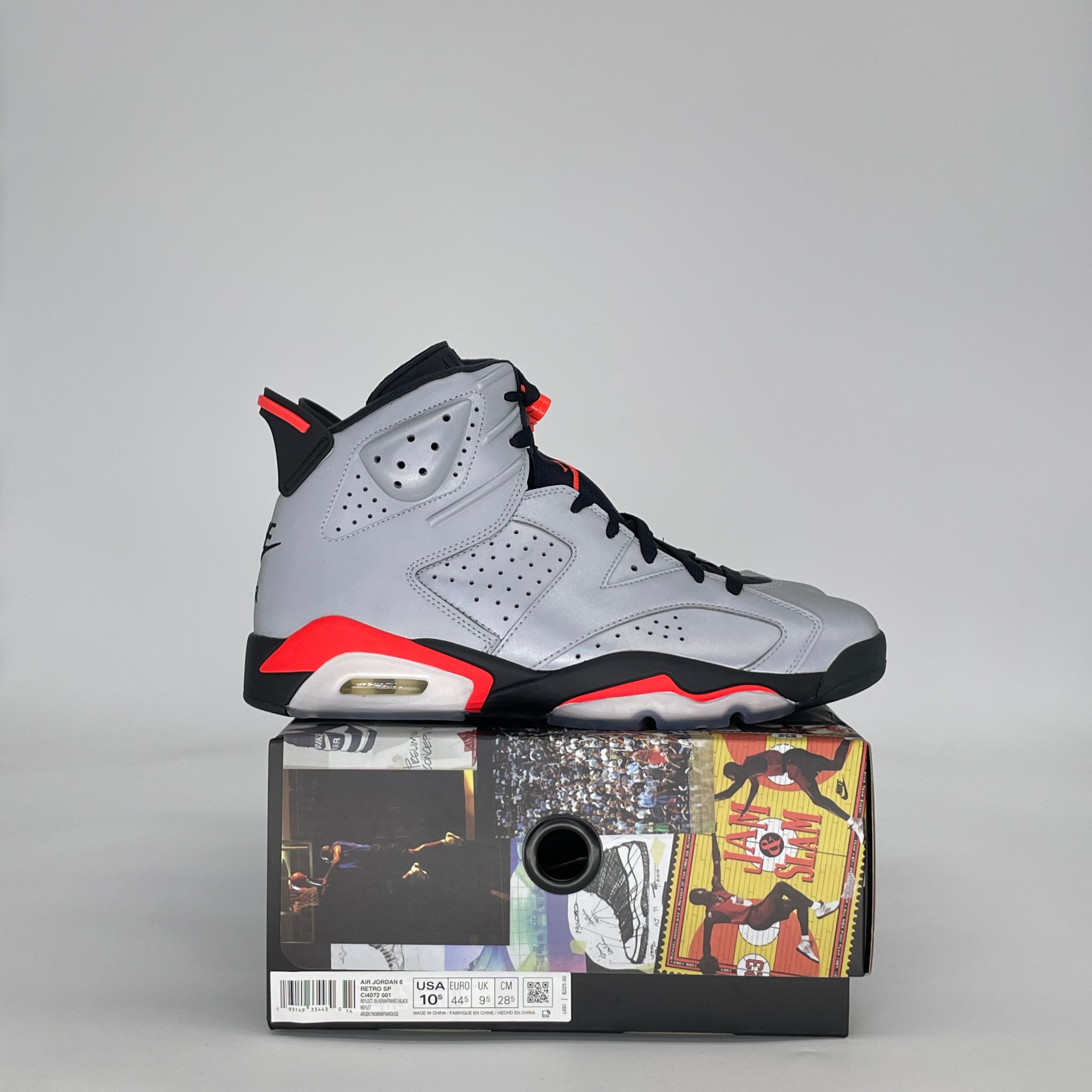 AIR JORDAN 6 REFLECTIONS OF A CHAMPION CI4072-001 SIZE 10.5/12W