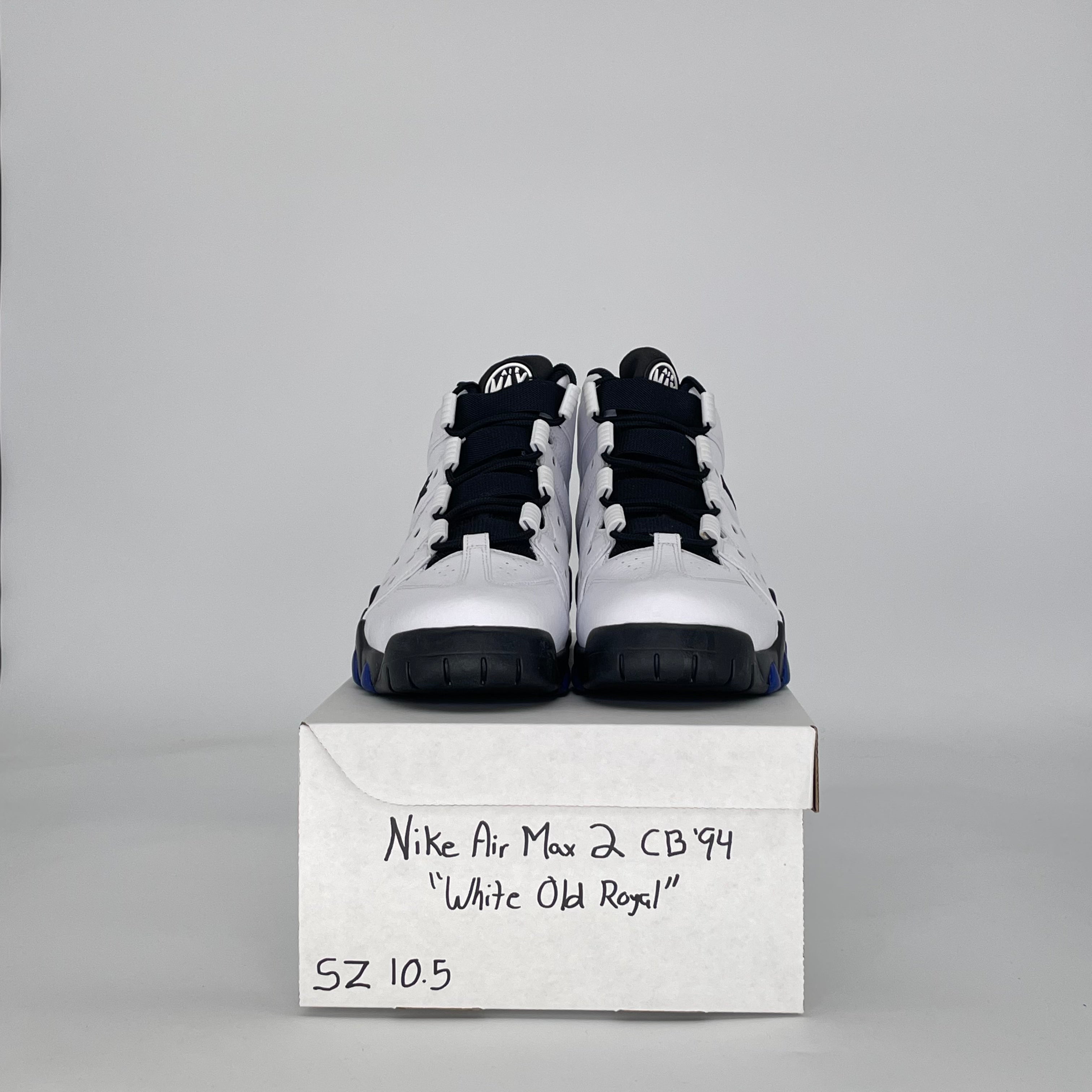 NIKE AIR MAX 2 CB '94 WHITE OLD ROYAL DD8557-100 SIZE 10.5/12W