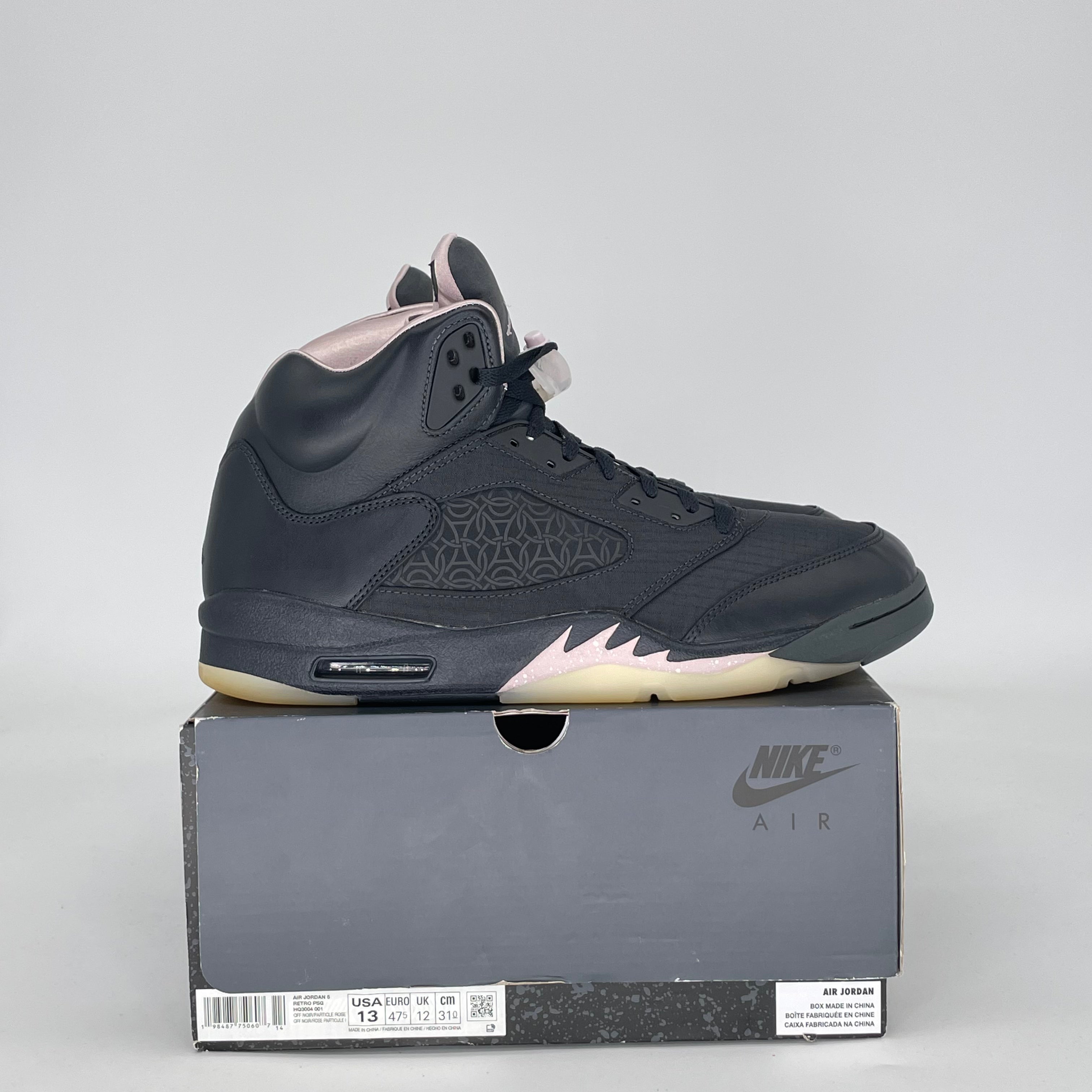 AIR JORDAN 5 PSG OFF NOIR HQ3004-001 SIZE 13/14.5W