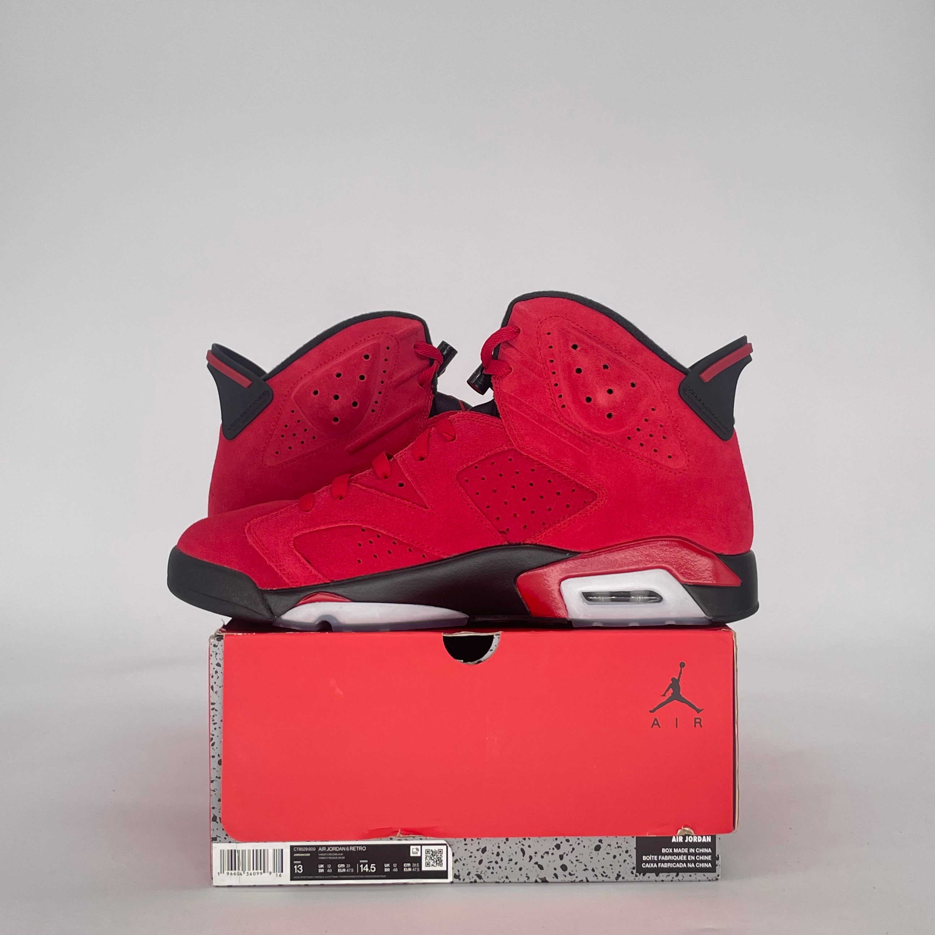 AIR JORDAN 6 TORO BRAVO CT8529-600 SIZE 13/14.5W