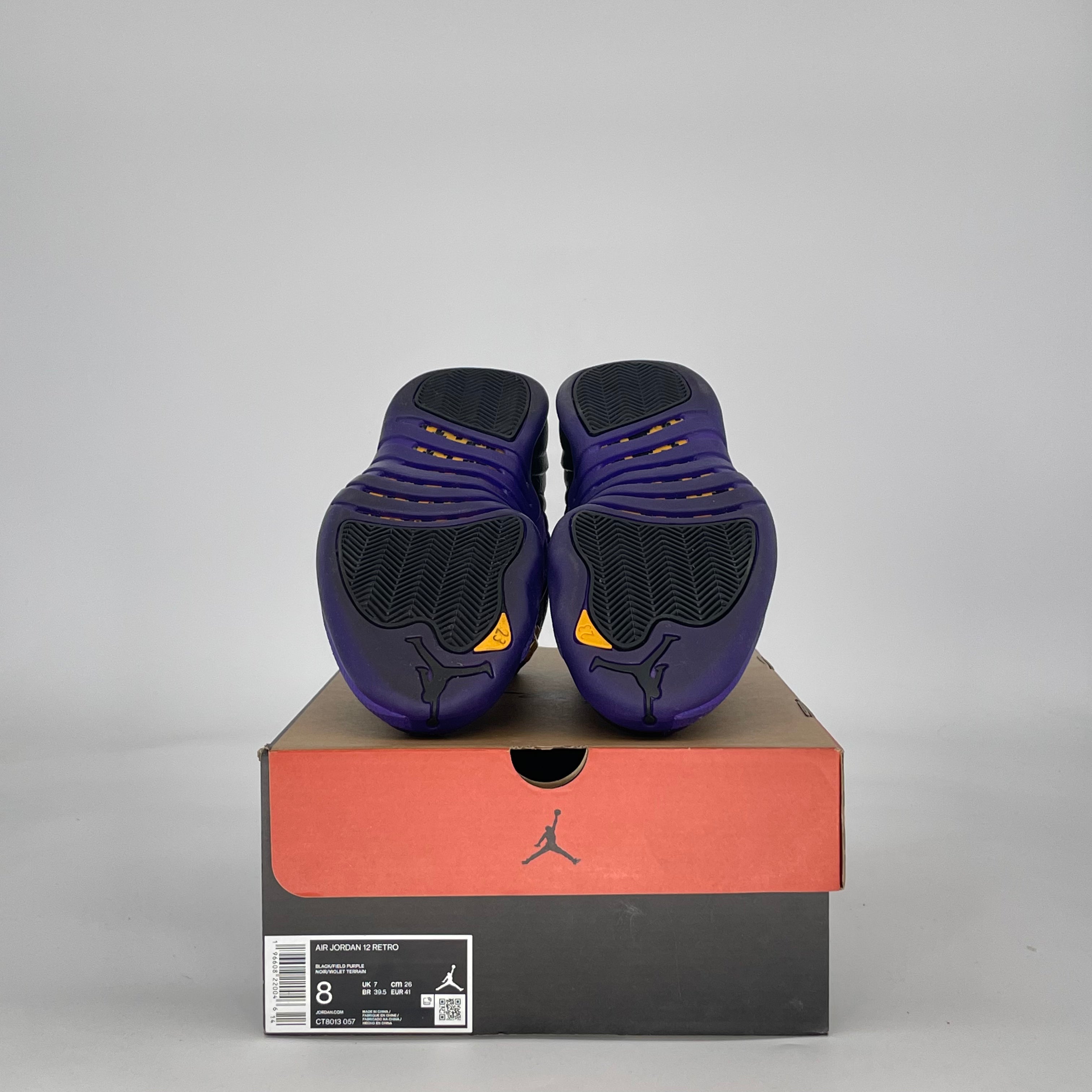 AIR JORDAN 12 FIELD PURPLE CT8013-057 SIZE 8/9.5W