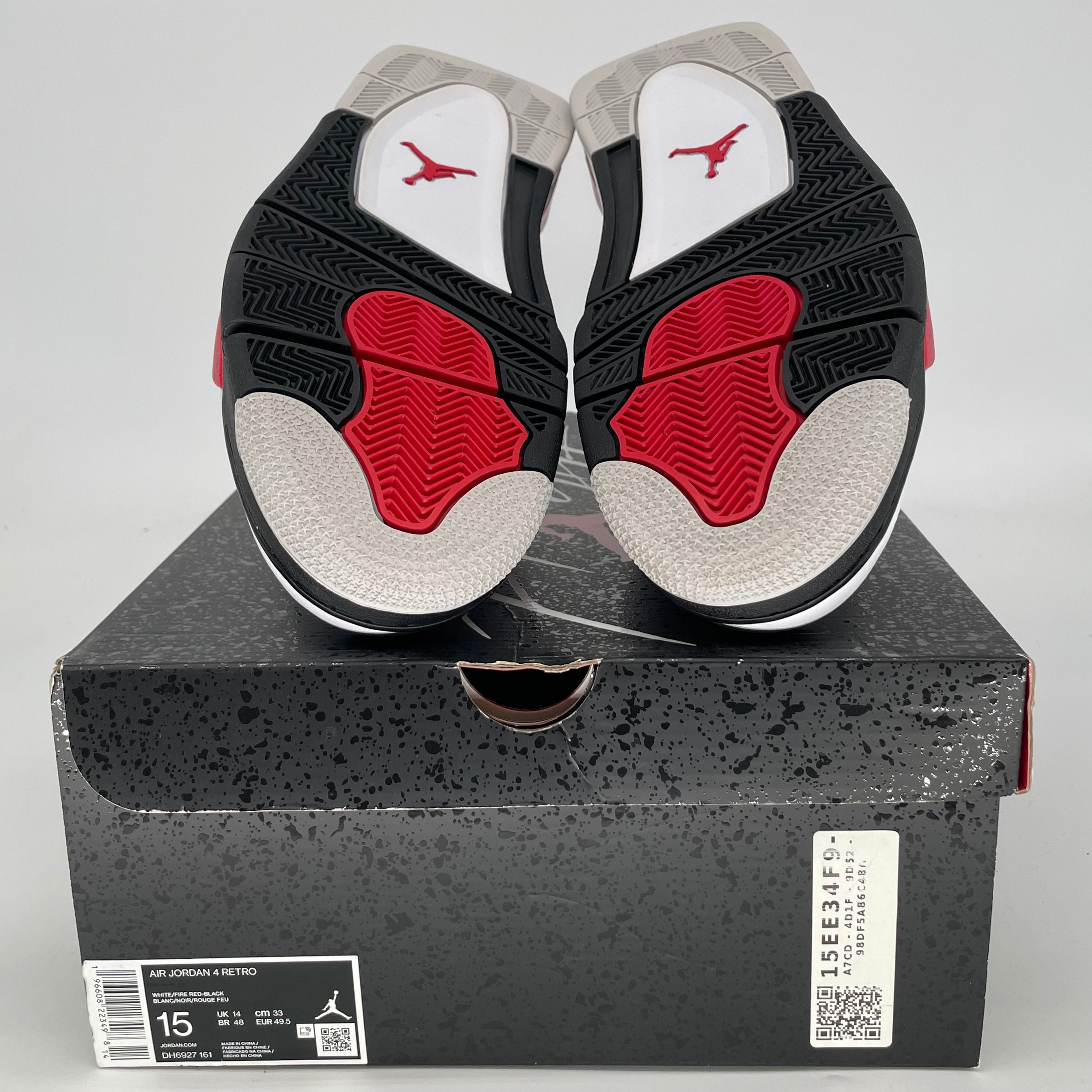 AIR JORDAN 4 RED CEMENT SIZE 15/16.5W DH6927-161
