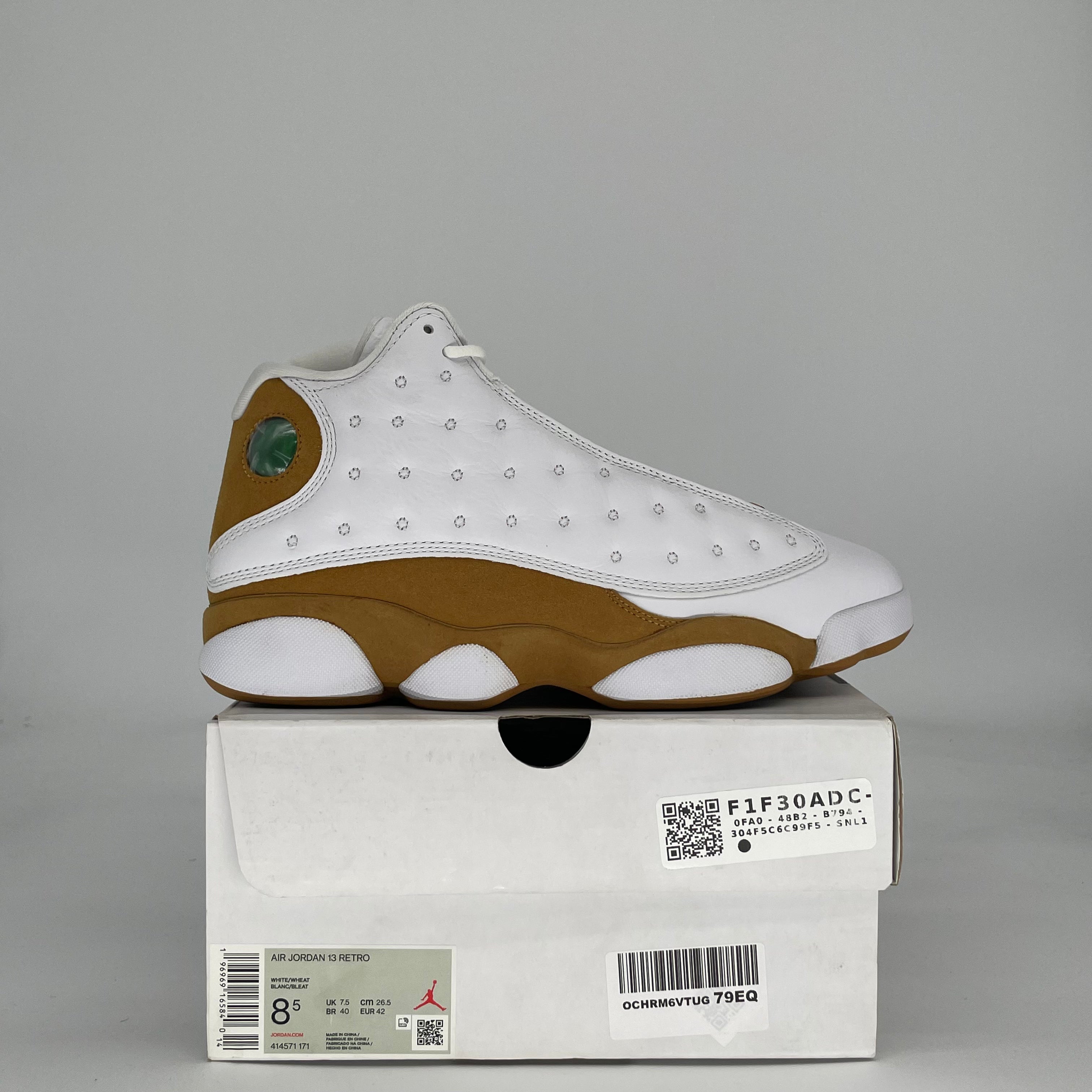 AIR JORDAN 13 WHEAT 414571-171 SIZE 8.5/10W