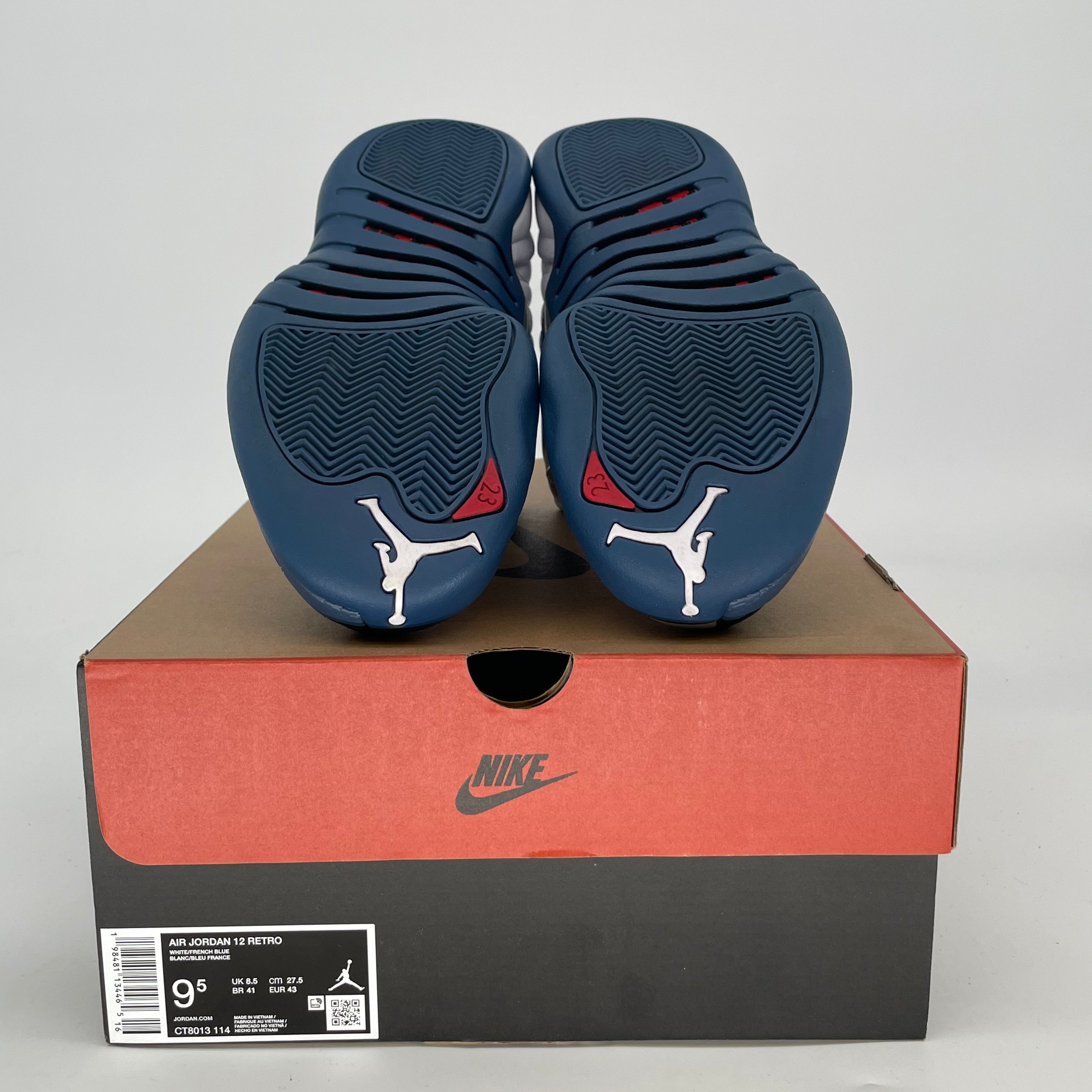 AIR JORDAN 12 FRENCH BLUE CT8013-114 SIZE 9.5/11W