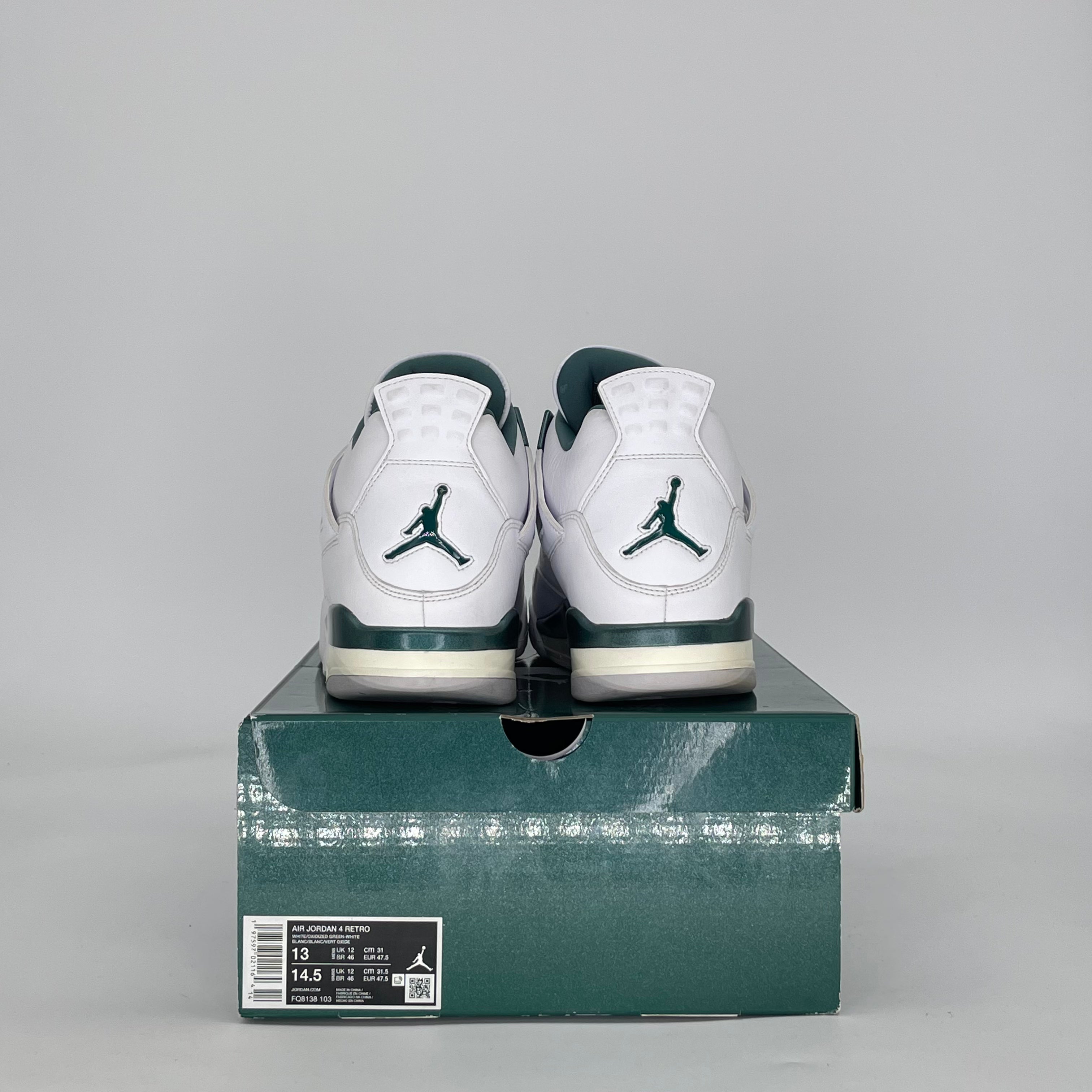 AIR JORDAN 4 OXIDIZED GREEN FQ8138-103 SIZE 13/14.5W
