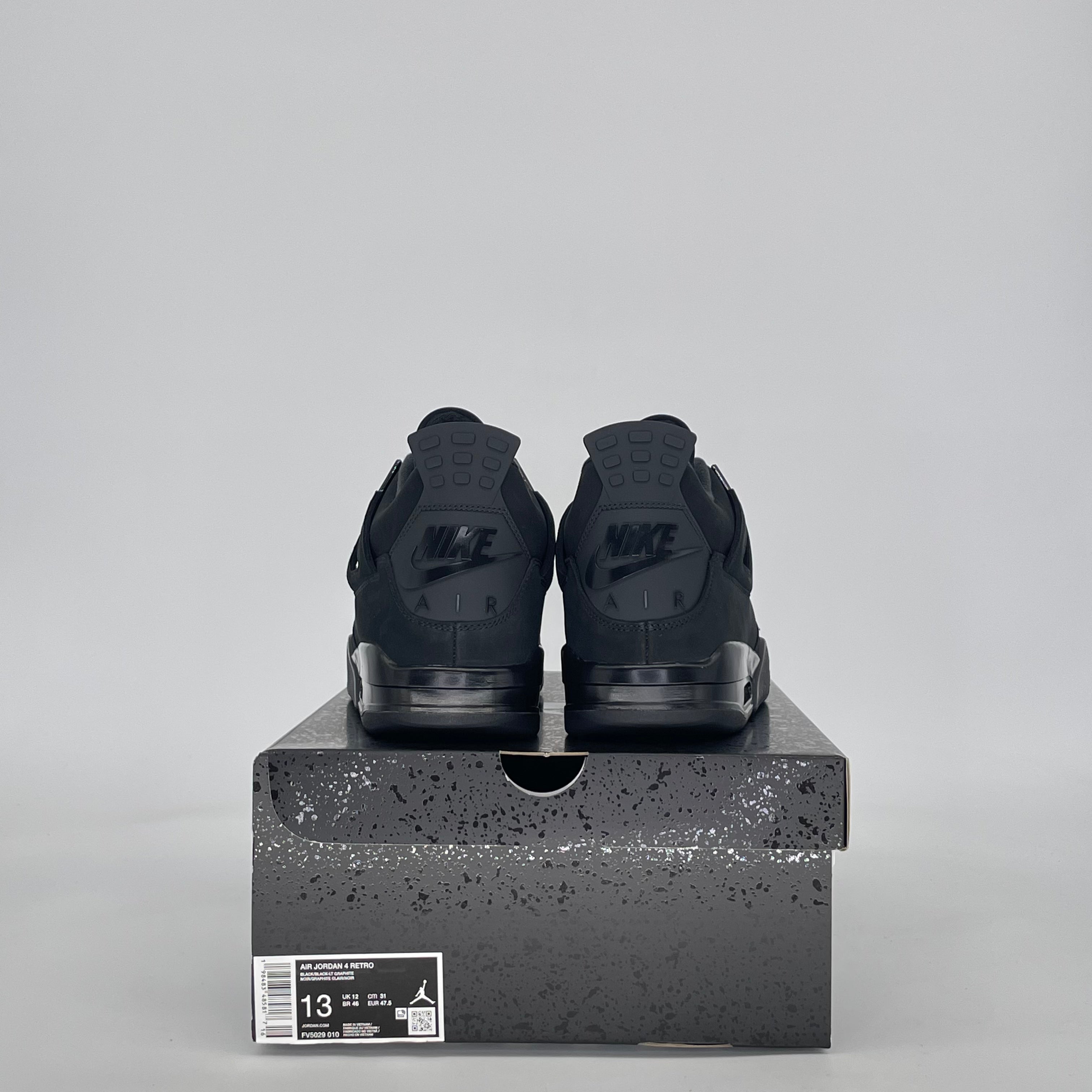 AIR JORDAN 4 BLACK CAT FV5029-010 SIZE 13/14.5W