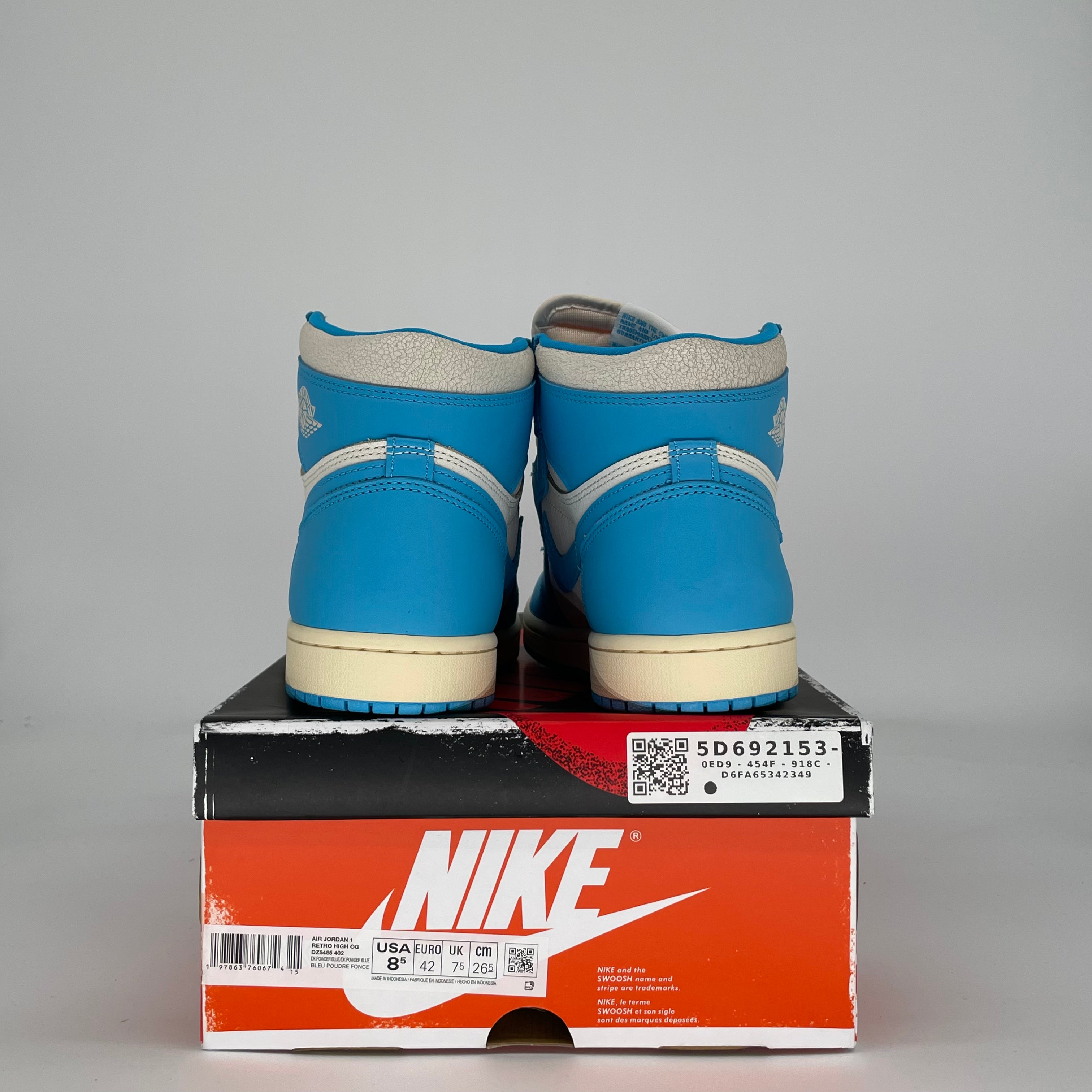 AIR JORDAN 1 UNC REIMAGINED DZ5485-402 SIZE 8.5/10W
