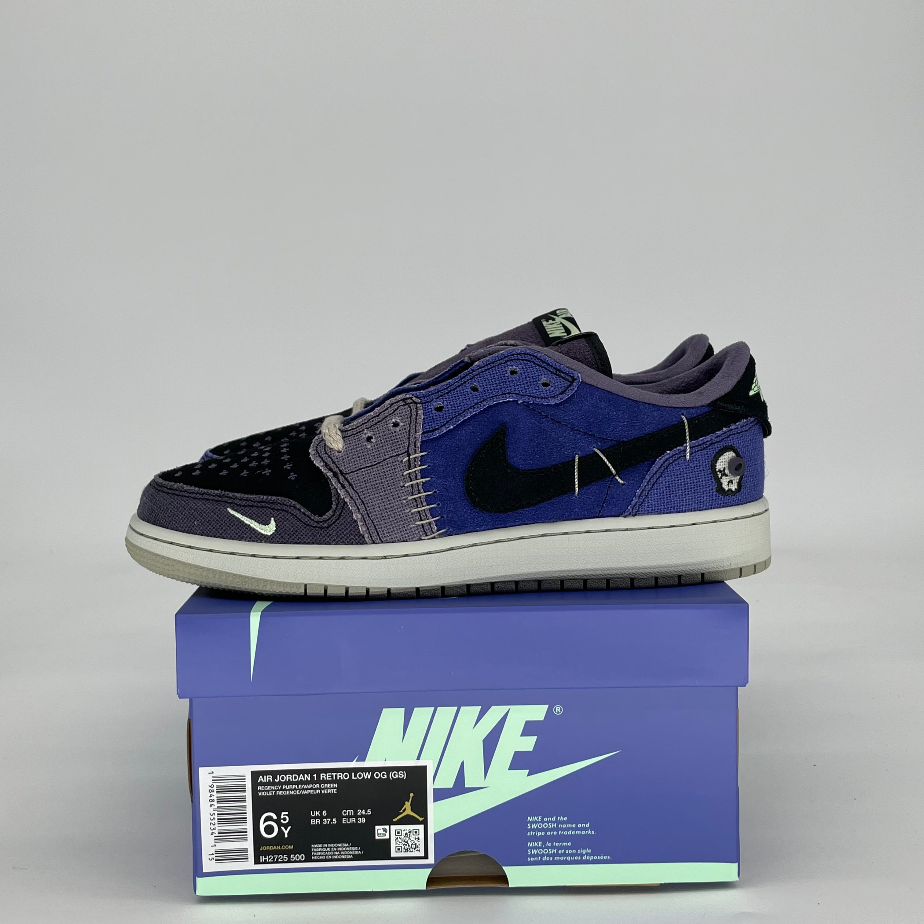 AIR JORDAN 1 LOW ZION WILLIAMSON VOODOO ALTERNATE IH2725-500 SIZE 6.5/8W