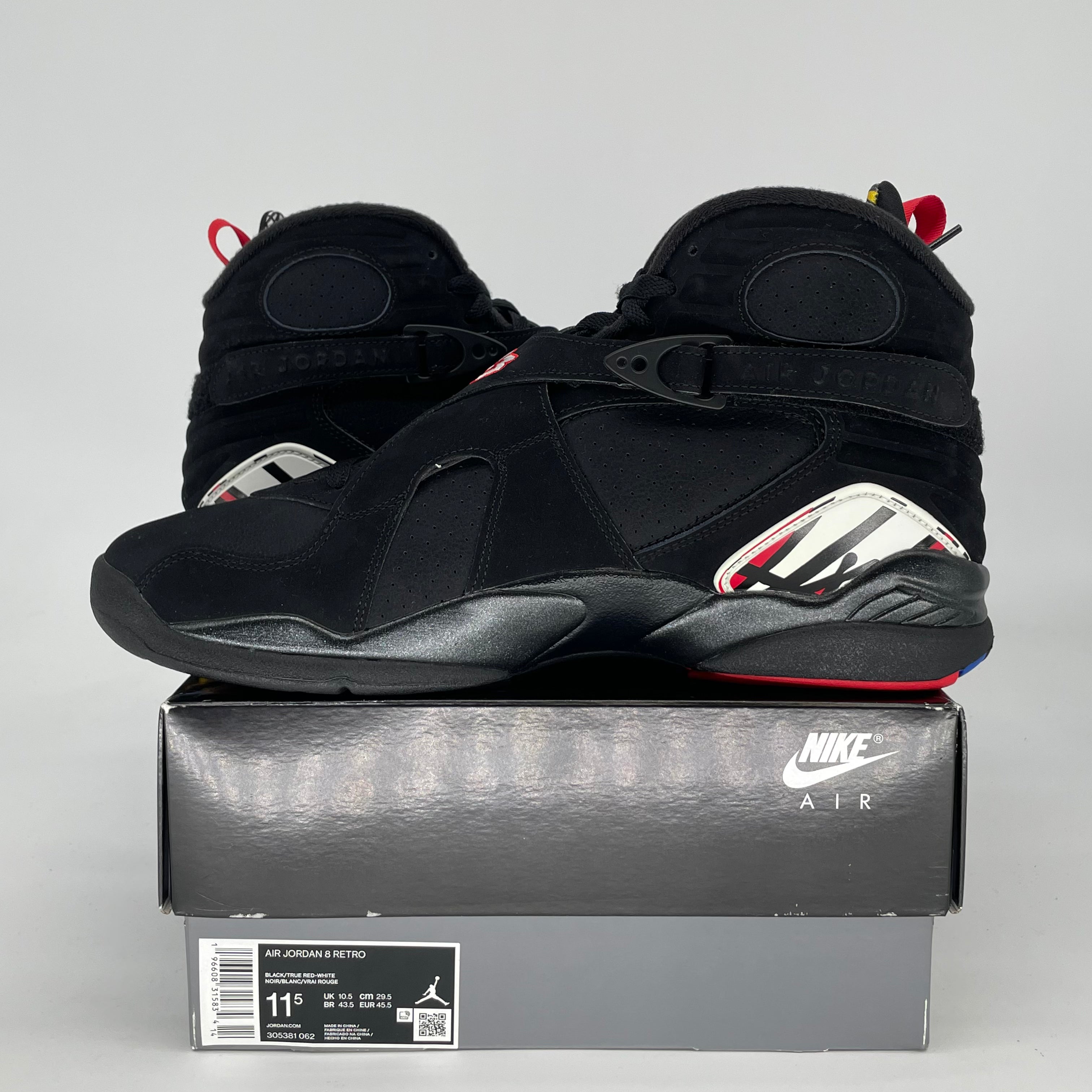AIR JORDAN 8 PLAYOFFS 305381-062 SIZE 11.5/13W