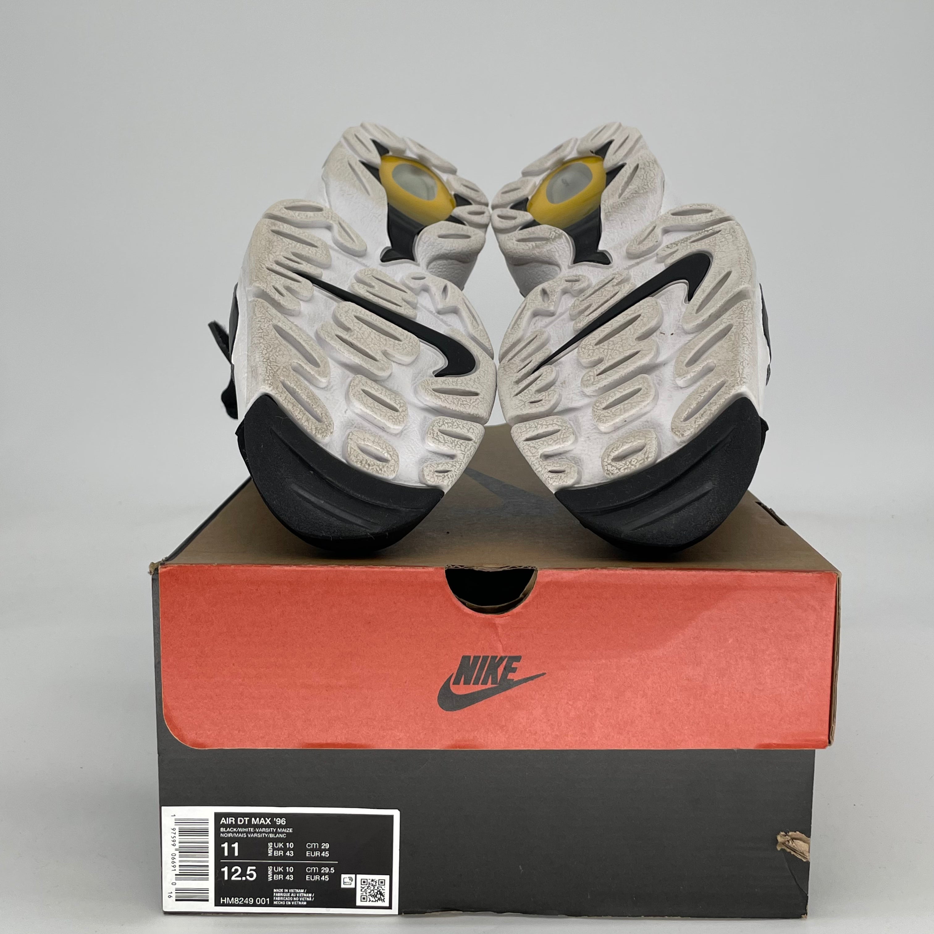 NIKE AIR DT MAX '96 BLACK WHITE HM8249-001 SIZE 11/12.5W