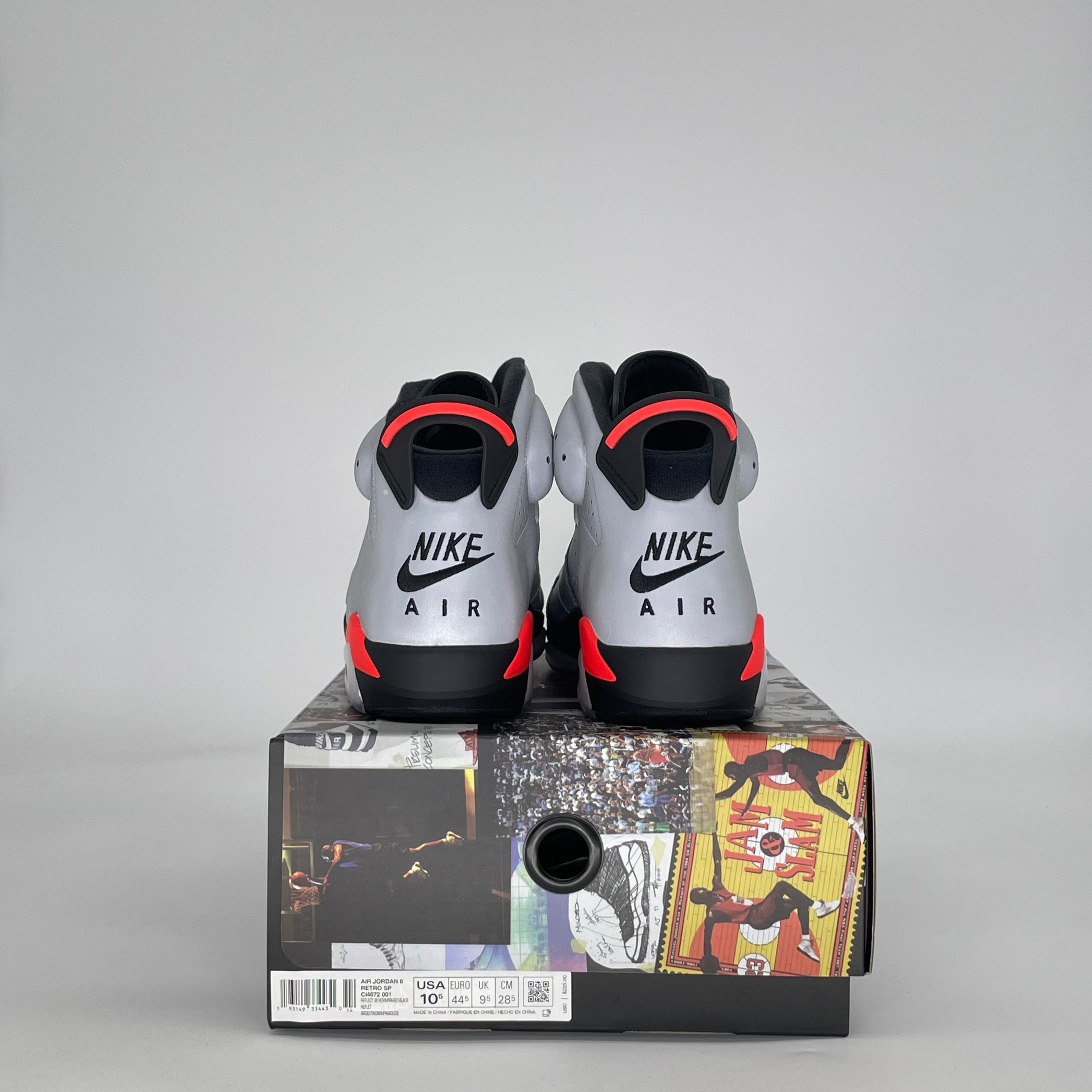 AIR JORDAN 6 REFLECTIONS OF A CHAMPION CI4072-001 SIZE 10.5/12W