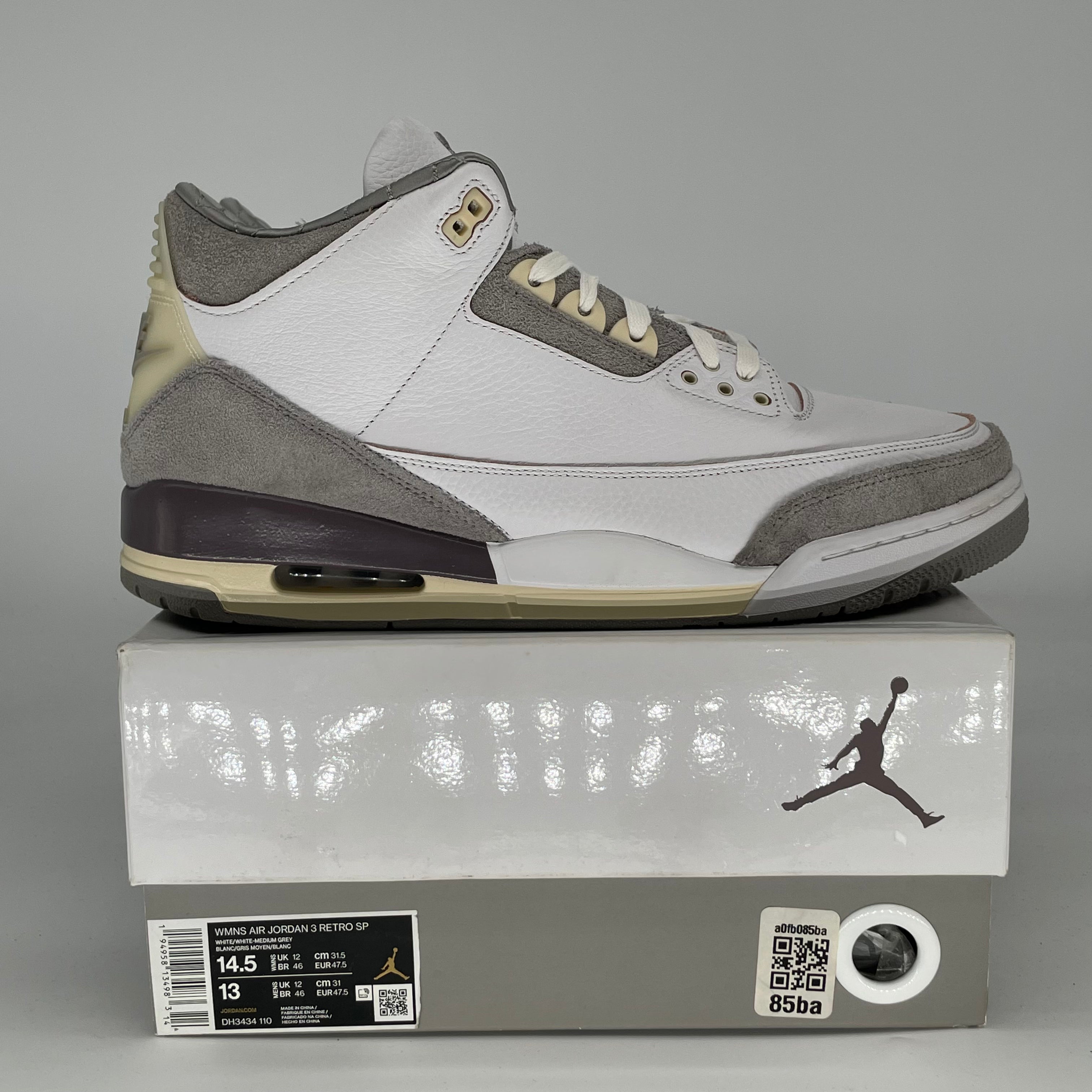 AIR JORDAN 3 A MA MANIERE W DH3434-110 SIZE 13/14.5W