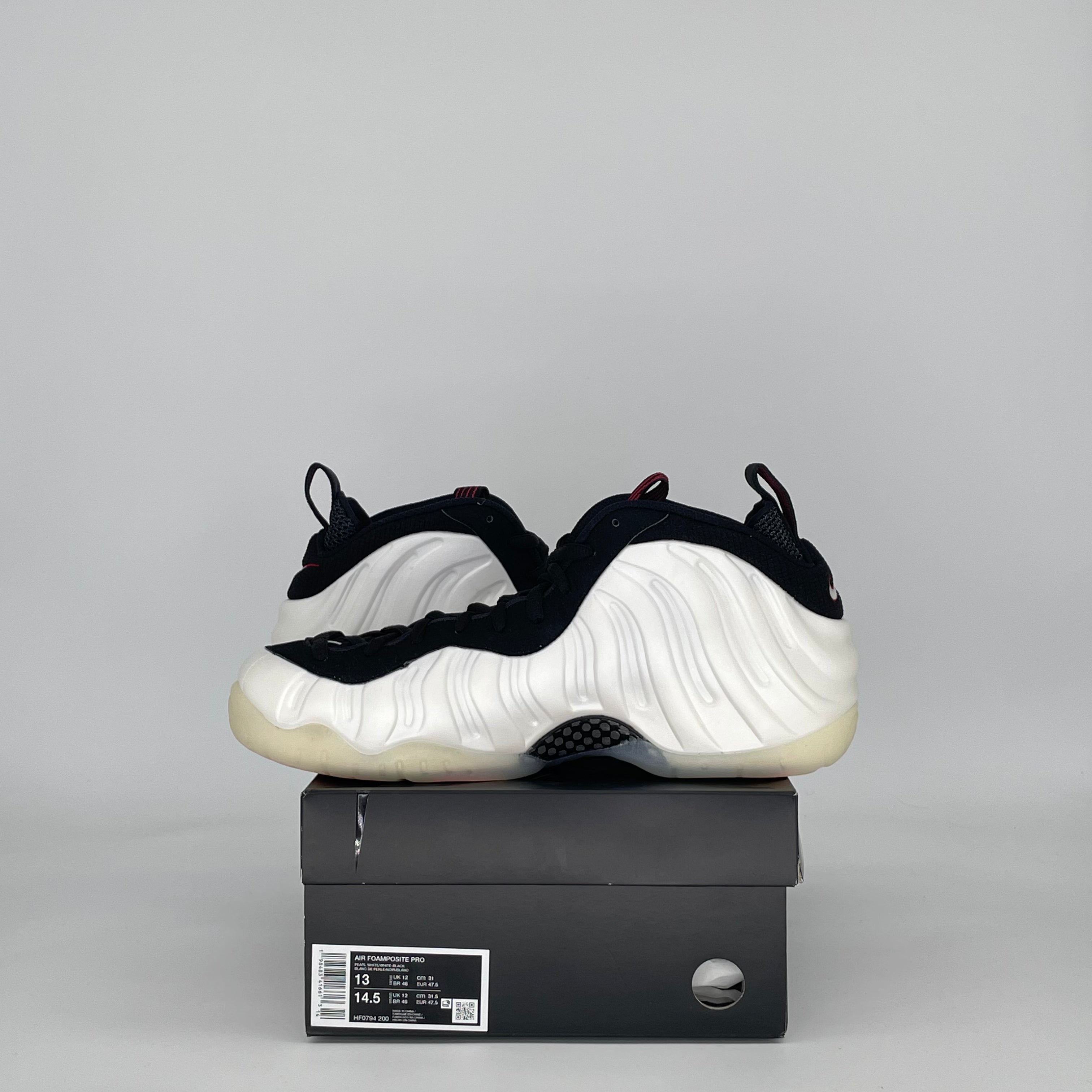 NIKE AIR FOAMPOSITE PRO PEARL HF0794-200 SIZE 13/14.5W