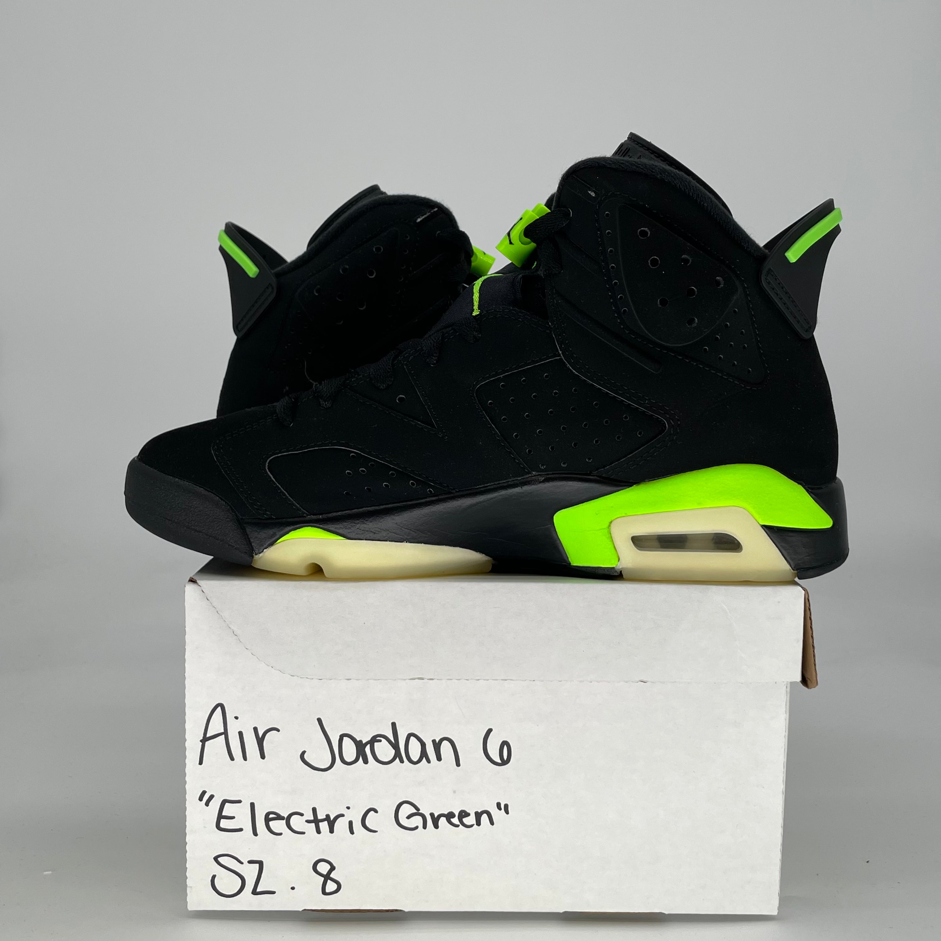 AIR JORDAN 6 ELECTRIC GREEN CT8529-003 SIZE 8/9.5W