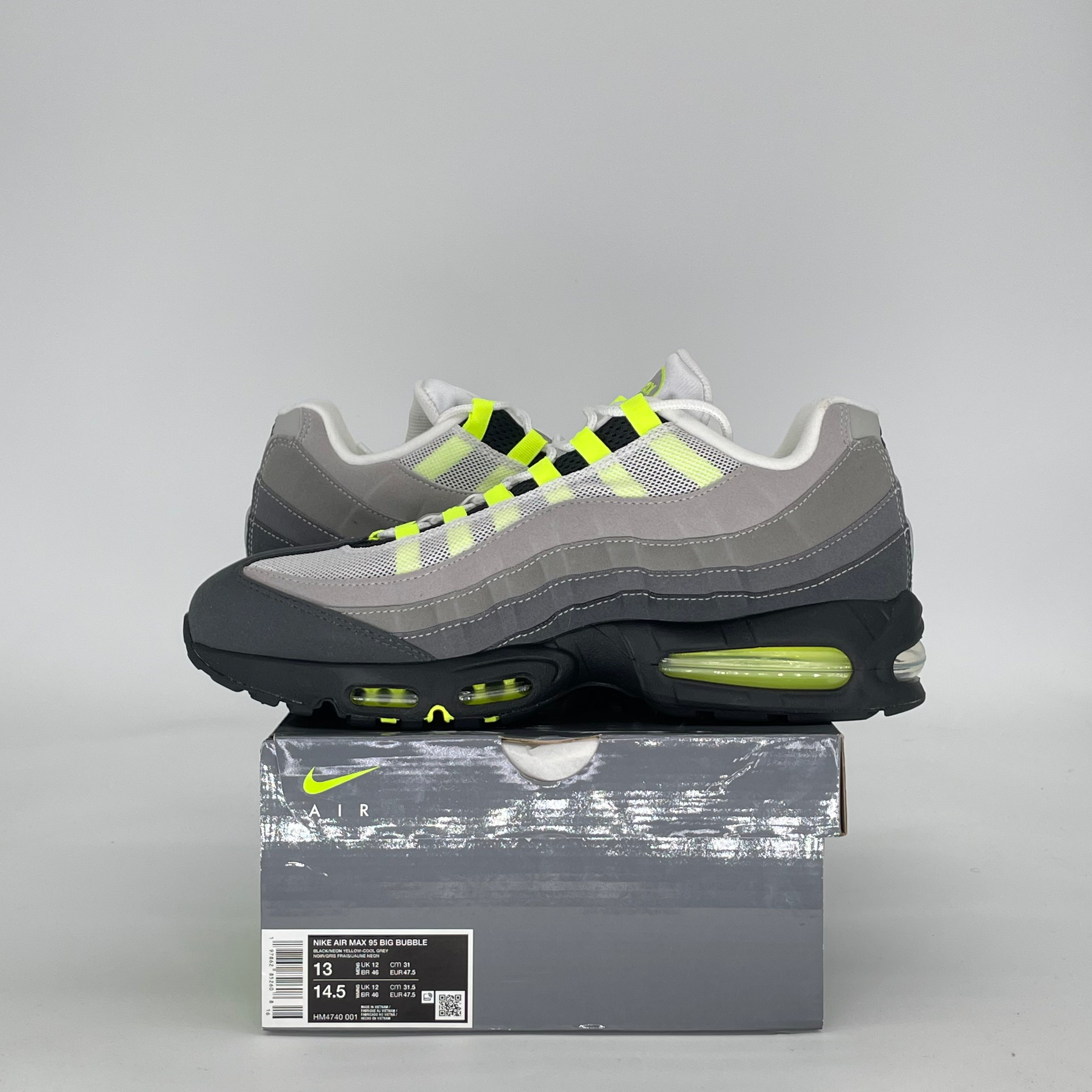 NIKE AIR MAX 95 BIG BUBBLE NEON HM4740-001 SIZE 13/14.5W