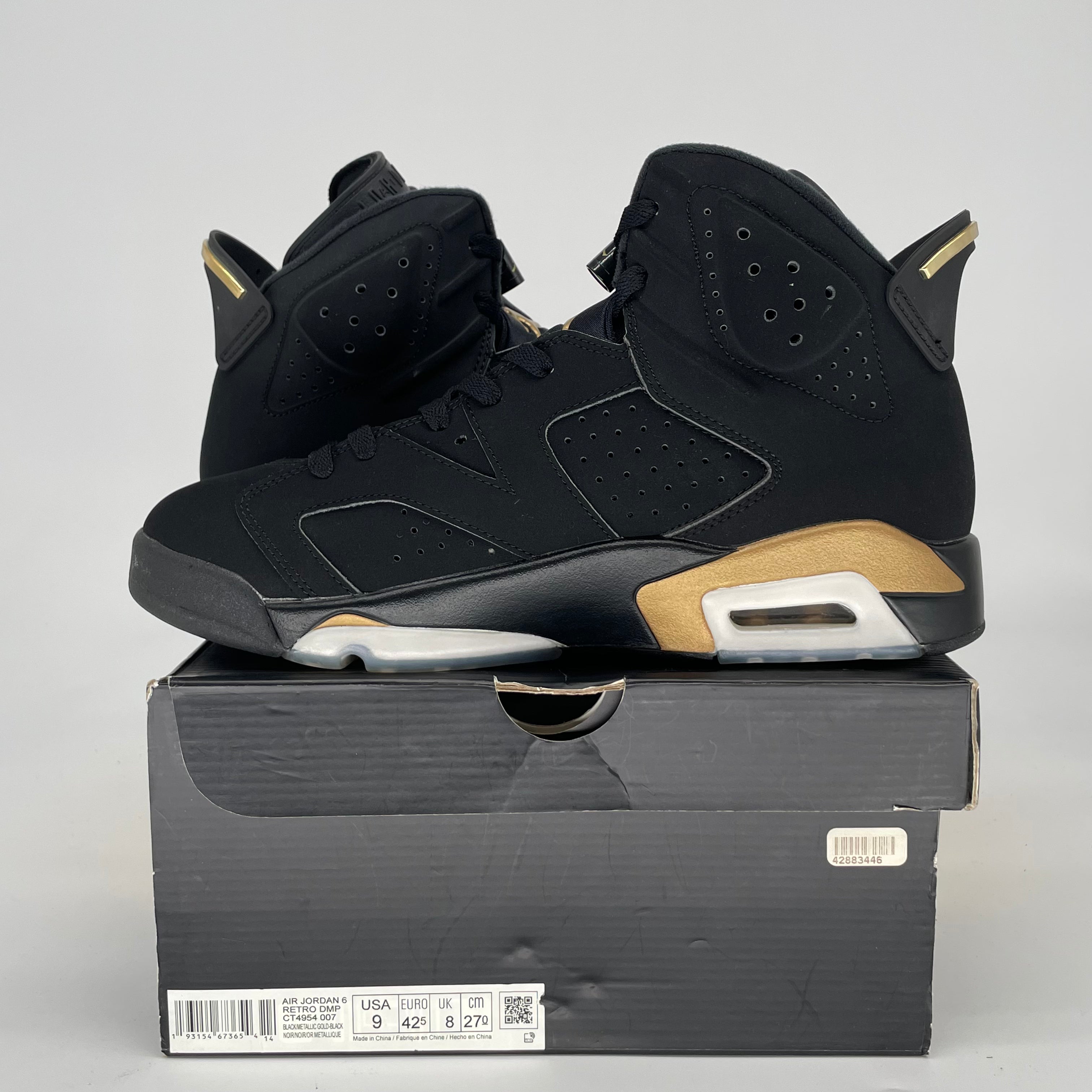 AIR JORDAN 6 DMP CT4954-007 SIZE 9/10.5W