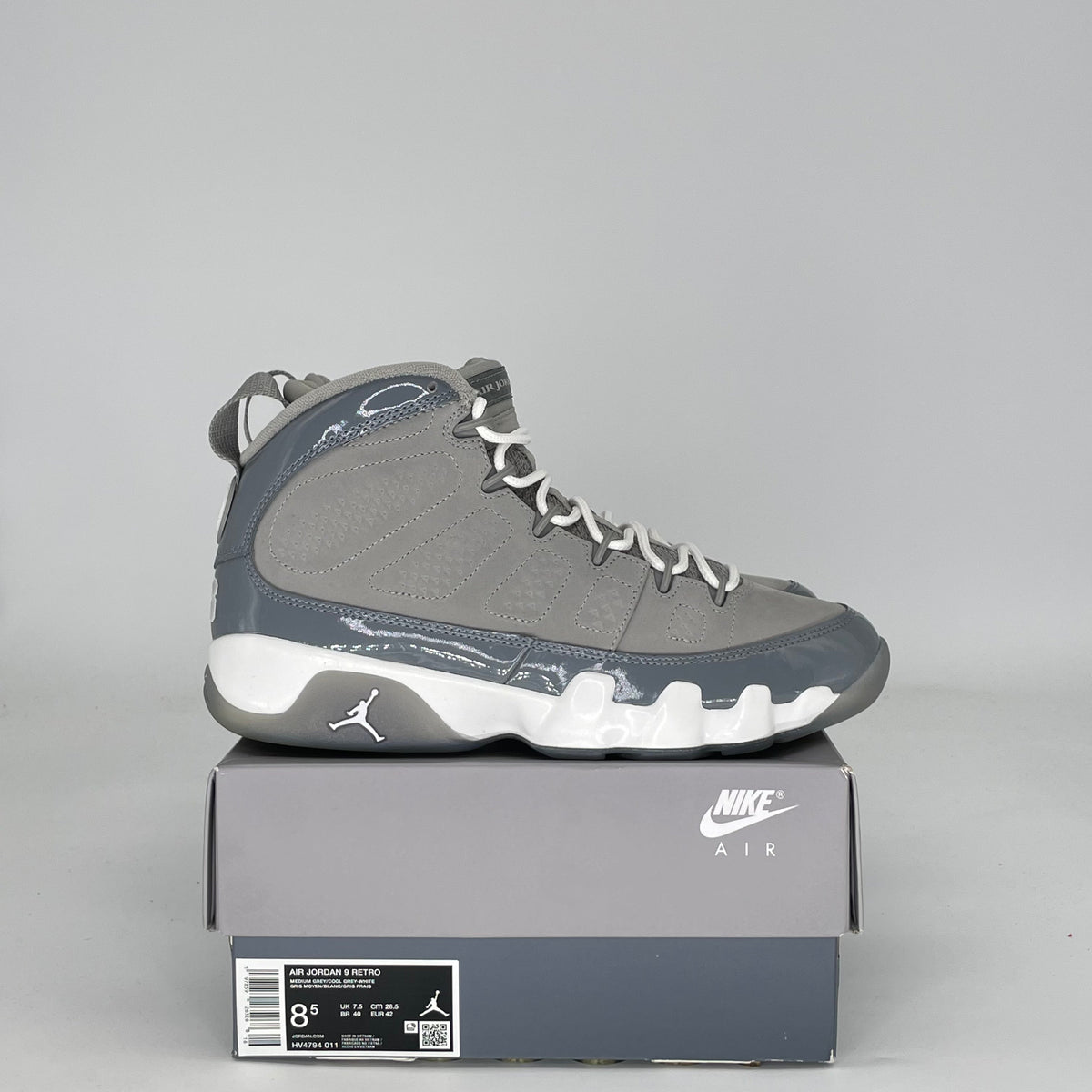Jordan 9 Retro Cool Grey (2025)