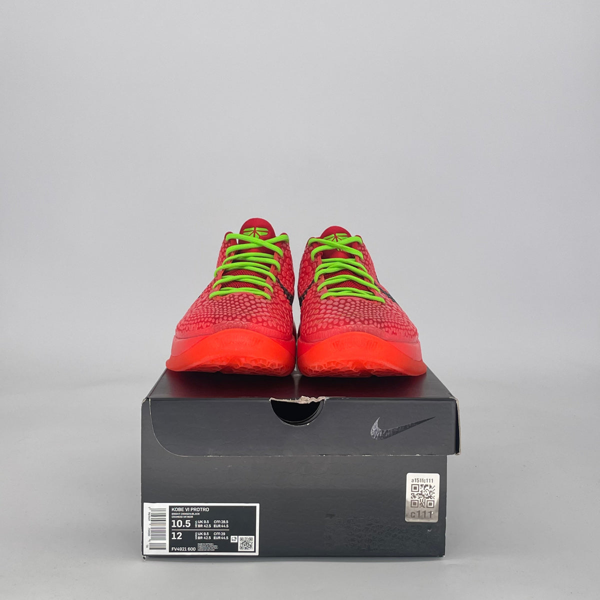 Nike Kobe 6 Protro Reverse Grinch