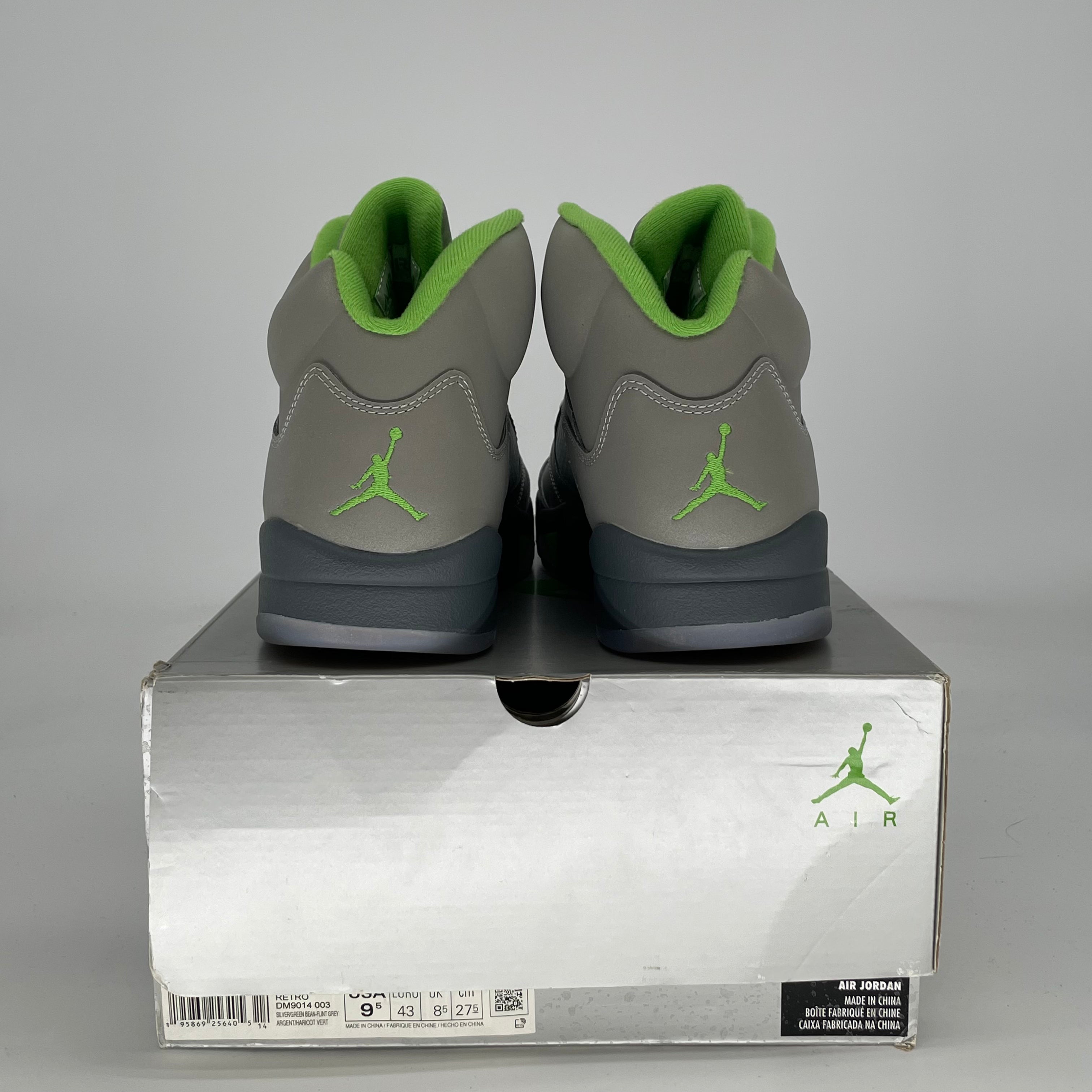 AIR JORDAN 5 GREEN BEAN DM9014-003 SIZE 9.5/11W