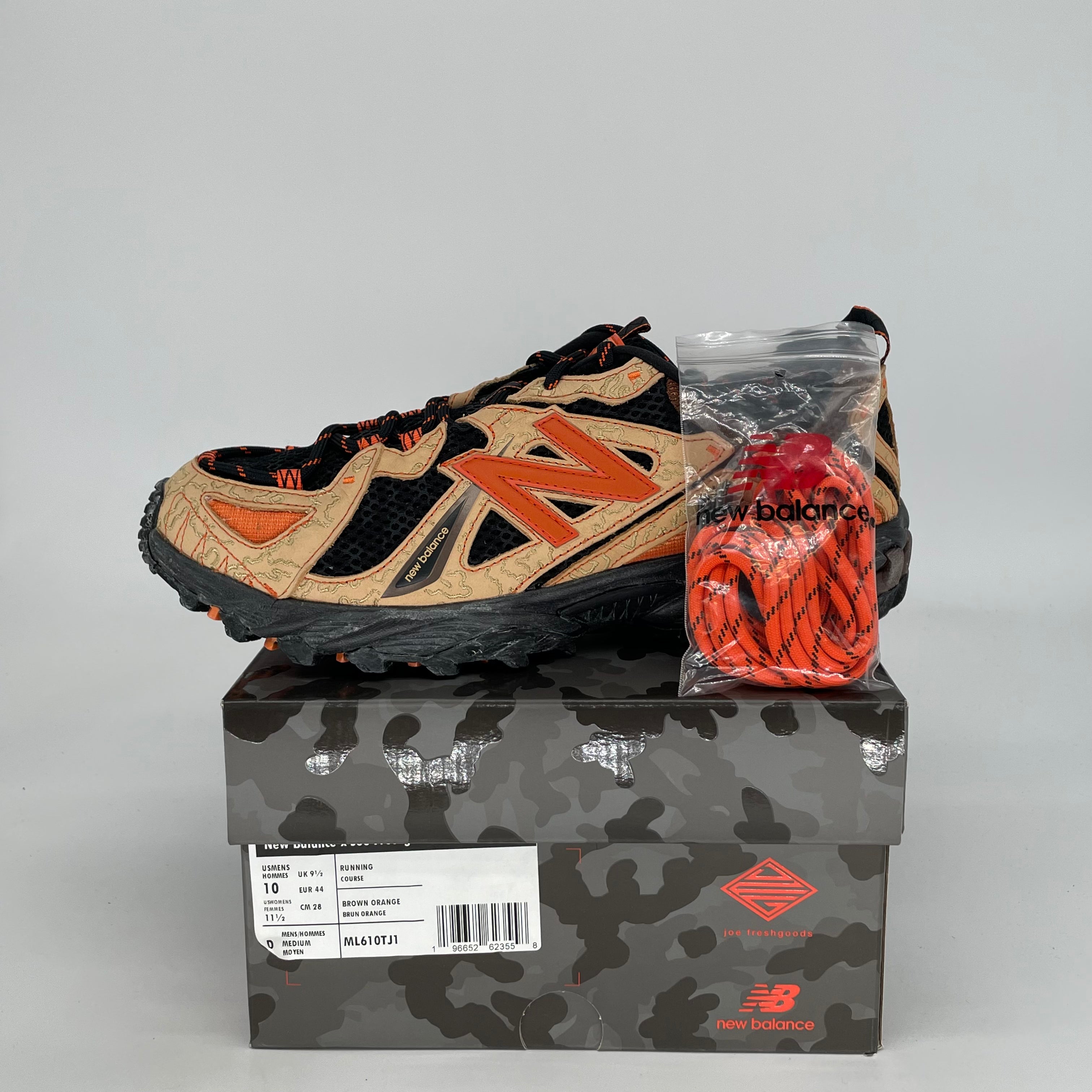 JOE FRESHGOODS X NEW BALANCE 610 BTS LIL DESERT ML610TJ1 SIZE 10/11.5W