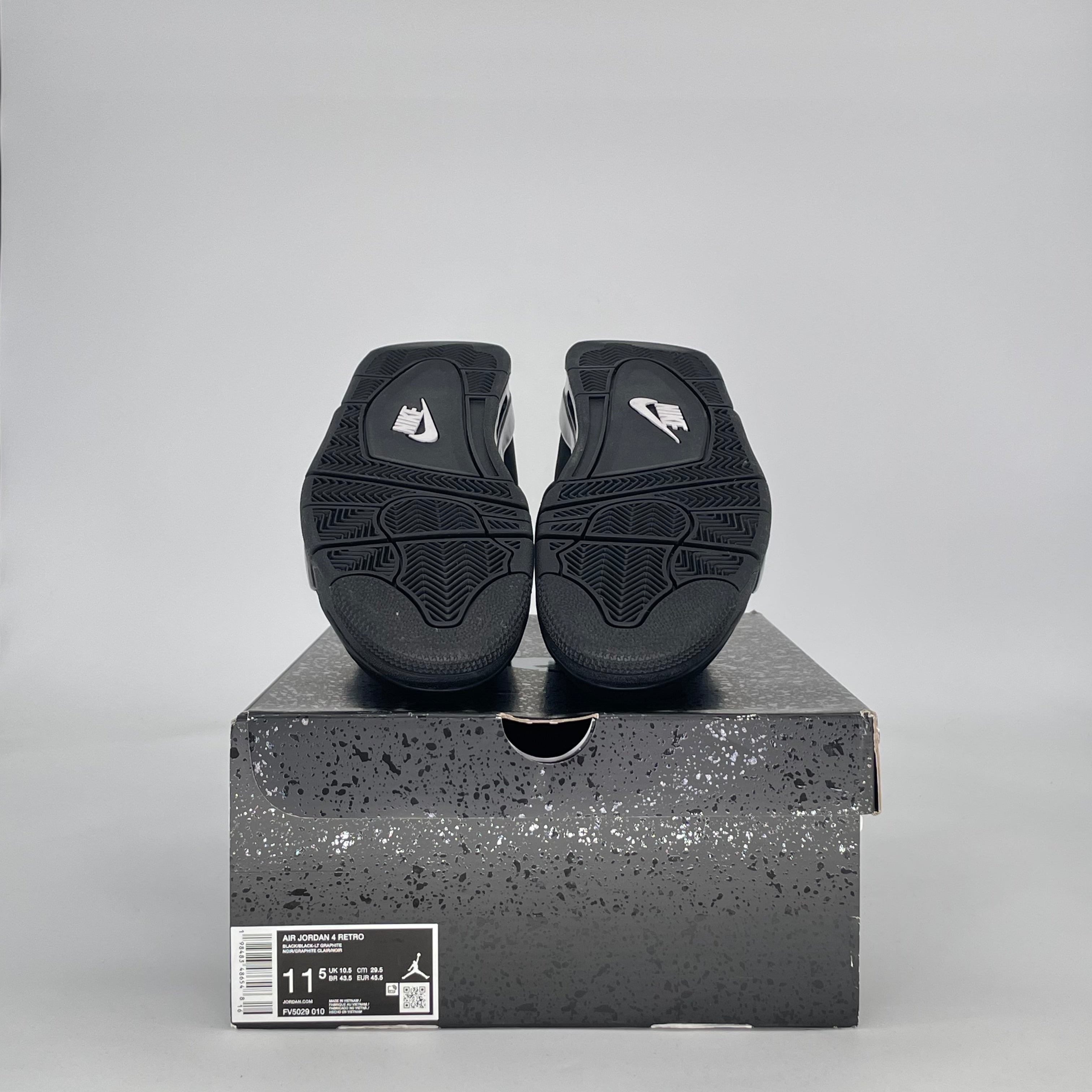 AIR JORDAN 4 BLACK CAT FV5029-010 SIZE 11.5/13W