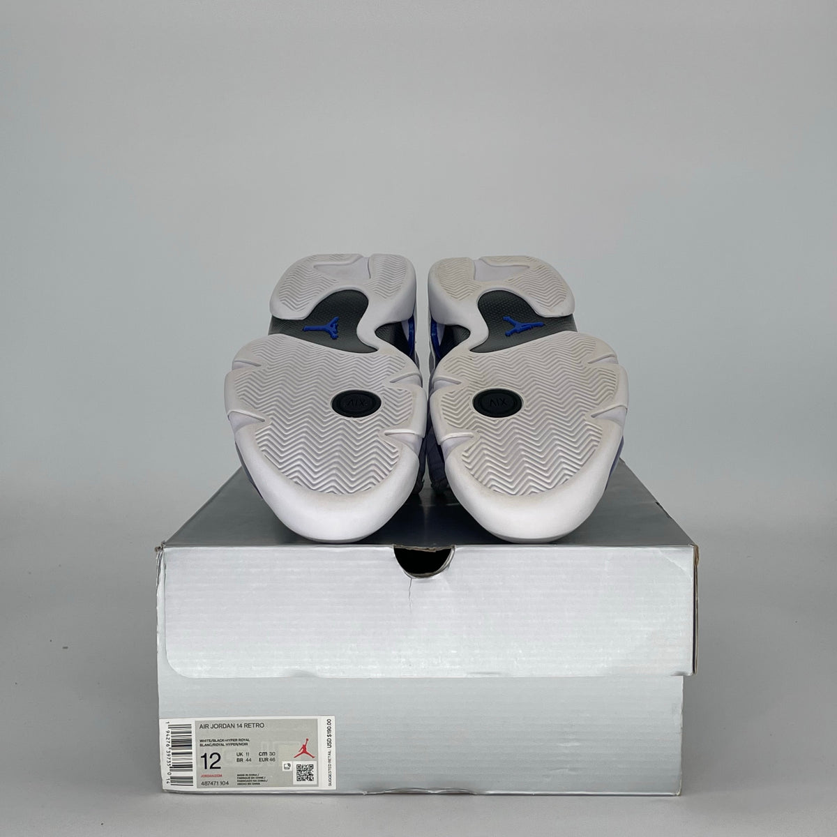 Jordan 14 Retro White Hyper Royal