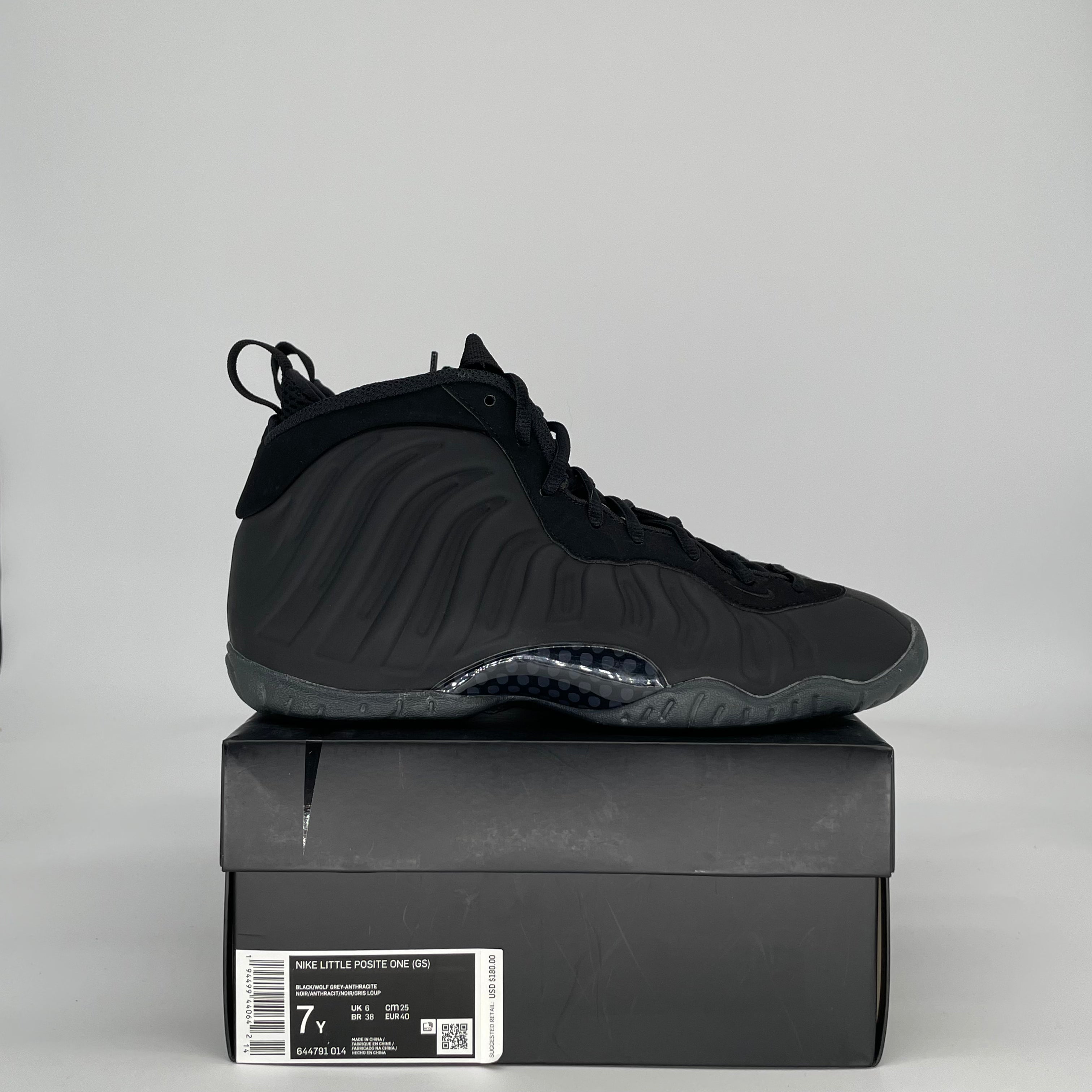 NIKE AIR FOAMPOSITE ONE ANTHRACITE 644791-014 SIZE 7/8.5W