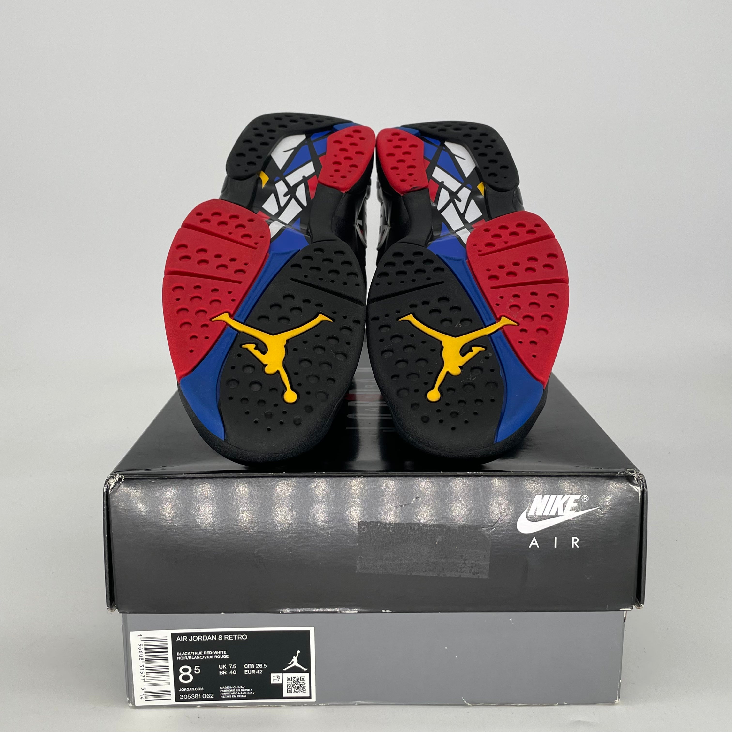 AIR JORDAN 8 PLAYOFFS 305381-062 SIZE 8.5/10W
