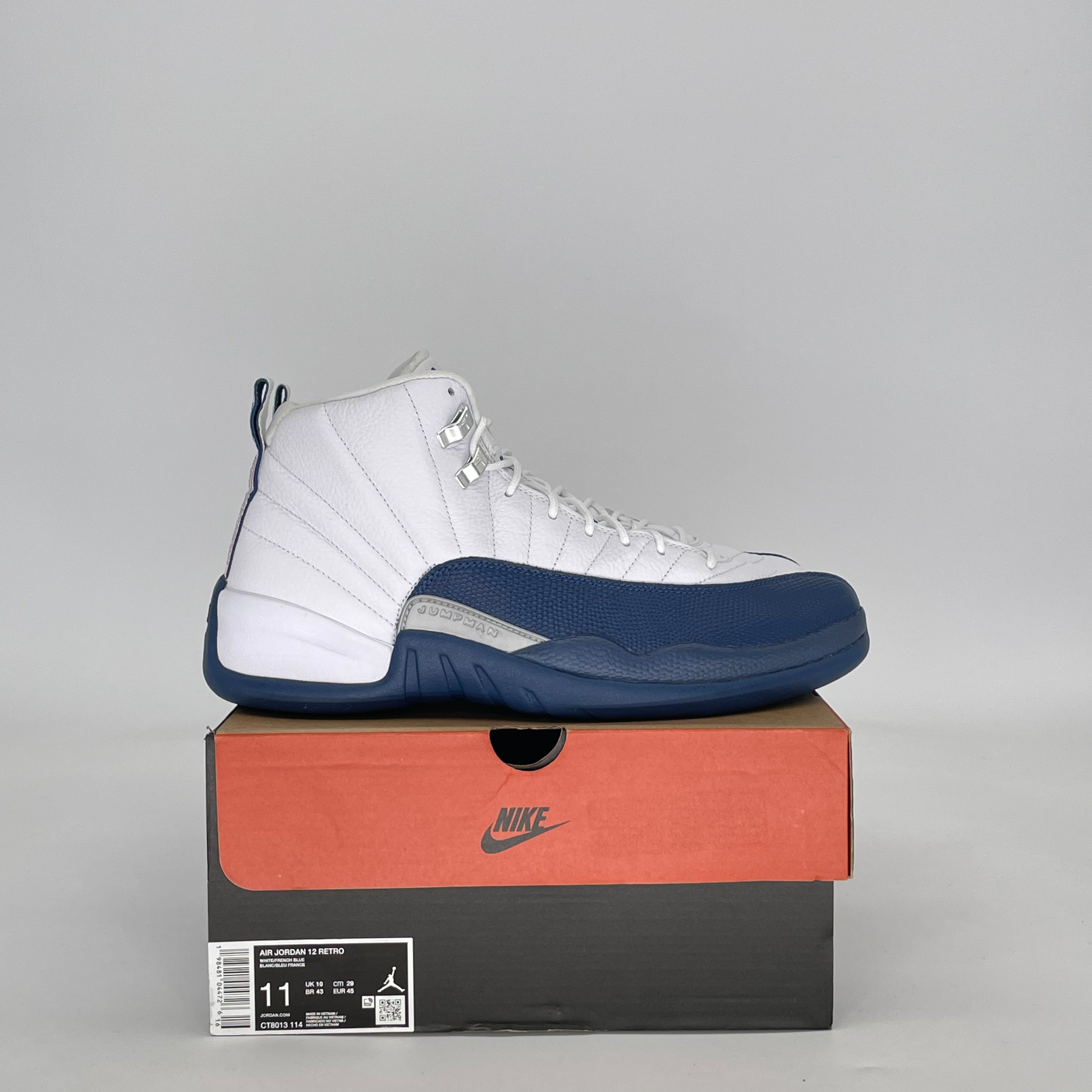 AIR JORDAN 12 FRENCH BLUE (2025) CT8013-114 SIZE 11/12.5W