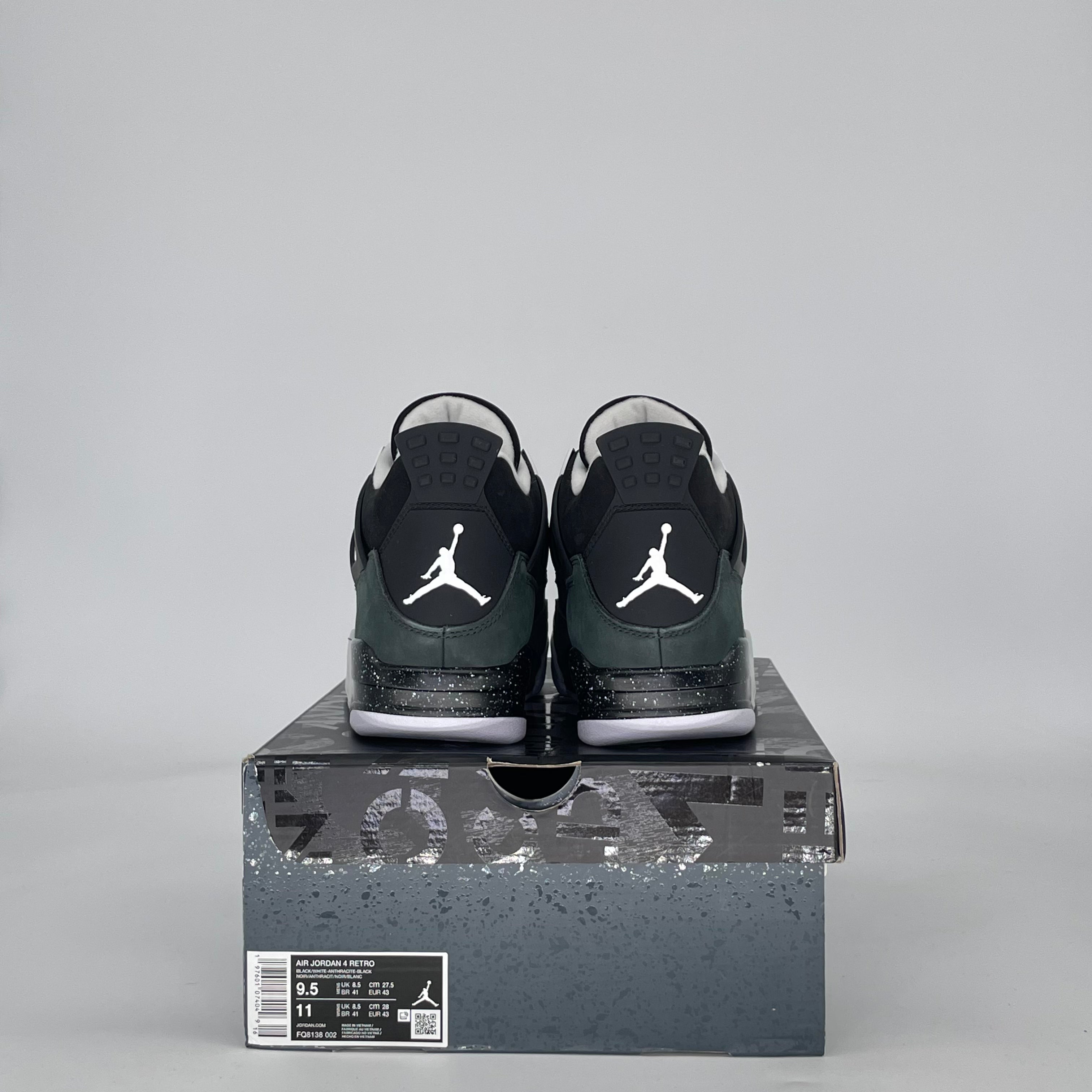 AIR JORDAN 4 FEAR (2024) FQ8138-002 SIZE 9.5/11W