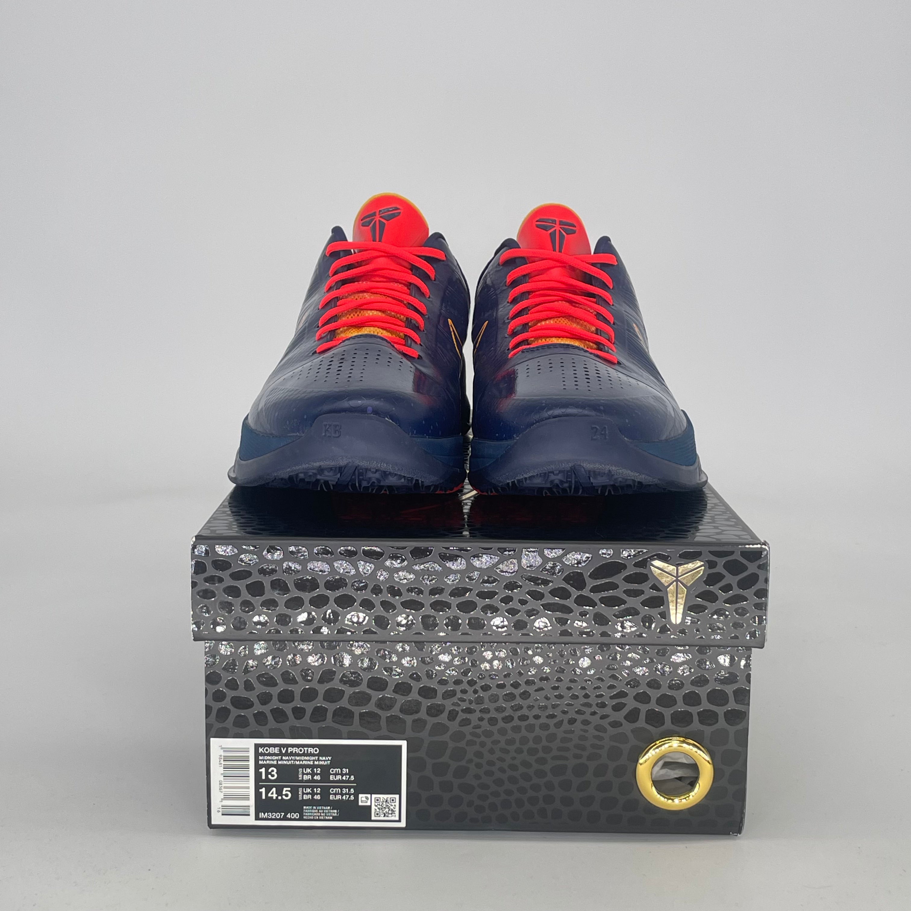 NIKE KOBE 5 PROTRO CAITLIN CLARK INDIANA FEVER IM3207-400 SIZE 13/14.5W