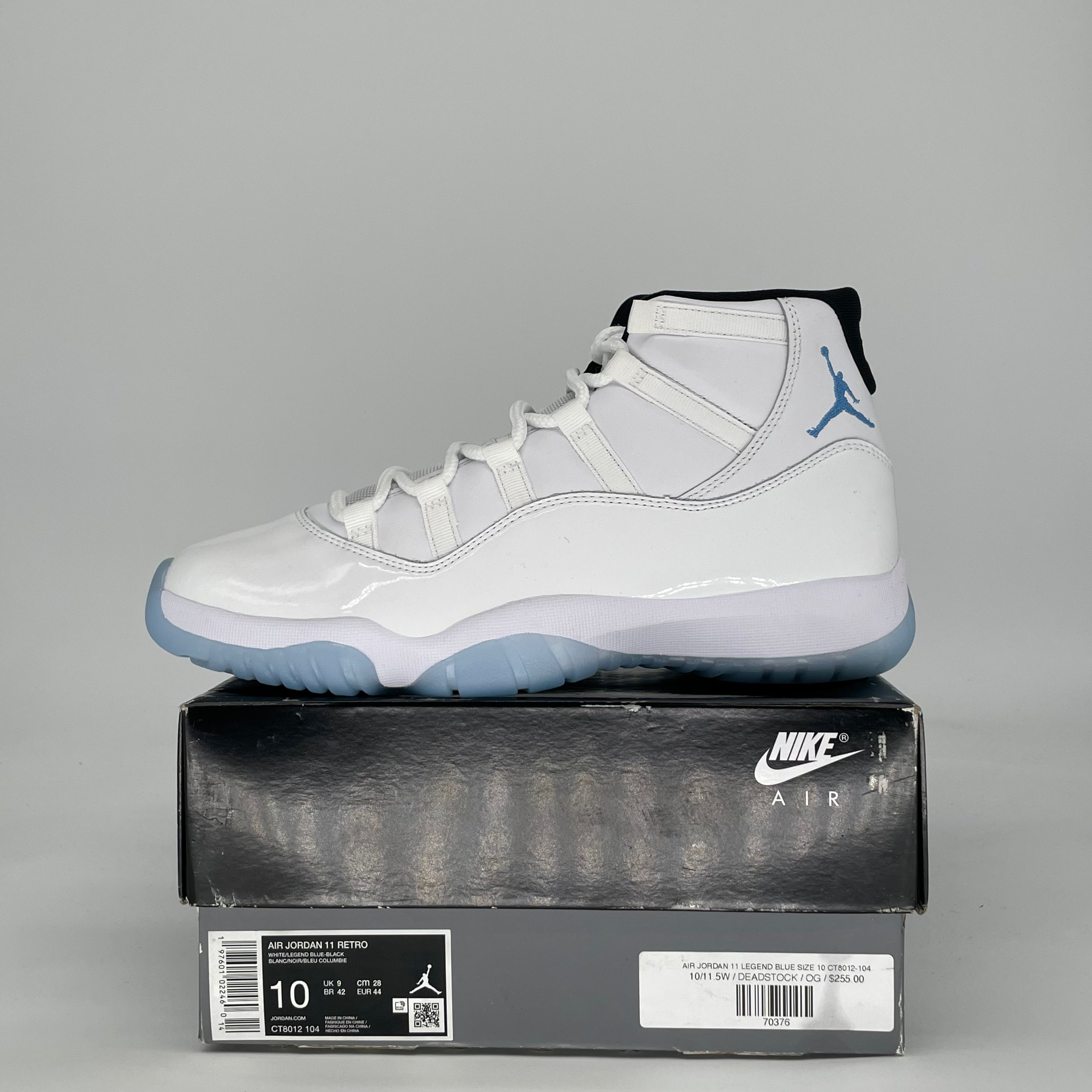 AIR JORDAN 11 LEGEND BLUE CT8012-104 SIZE 10/11.5W