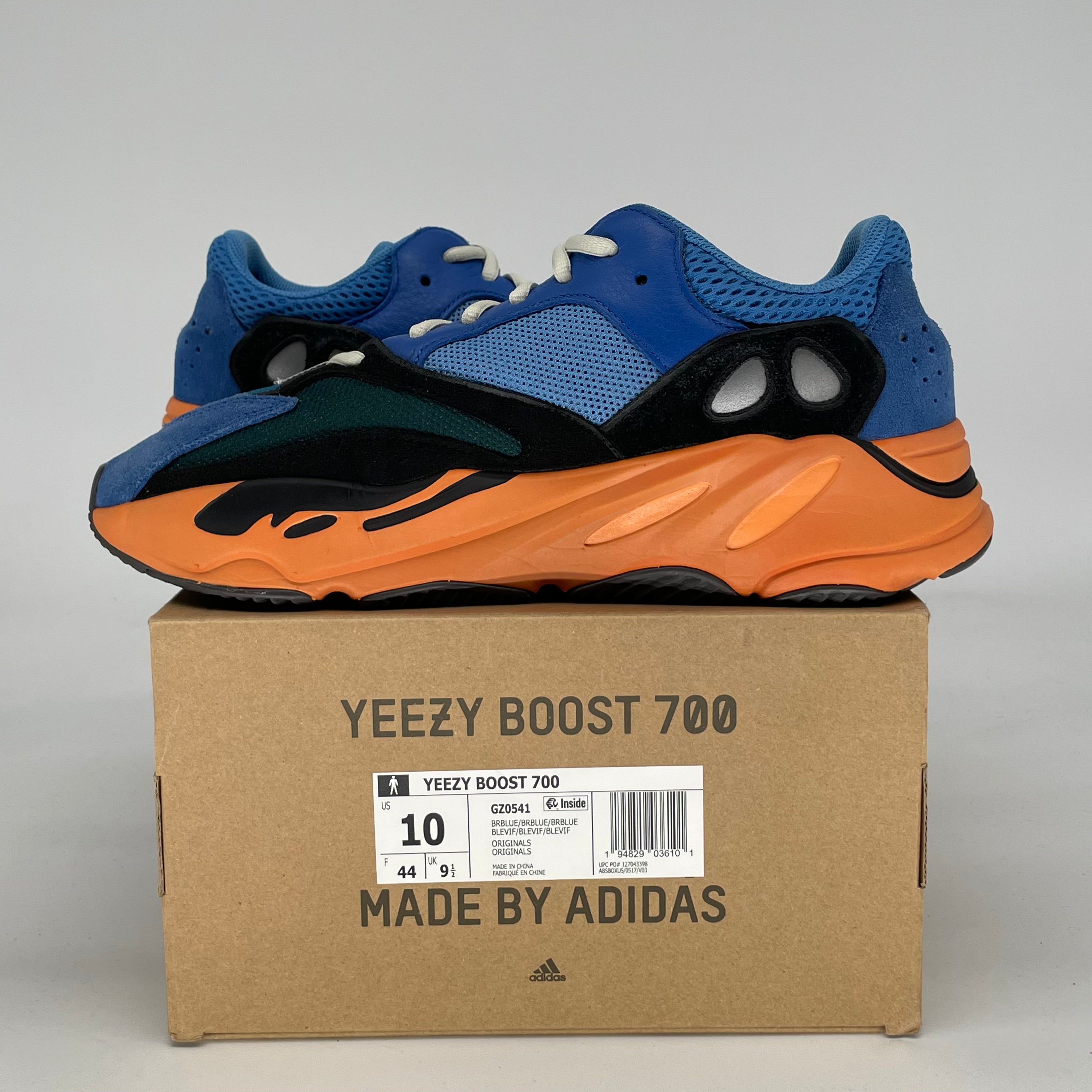 ADIDAS YEEZY 700 BRIGHT BLUE GZ0541 SIZE 10/11.5W