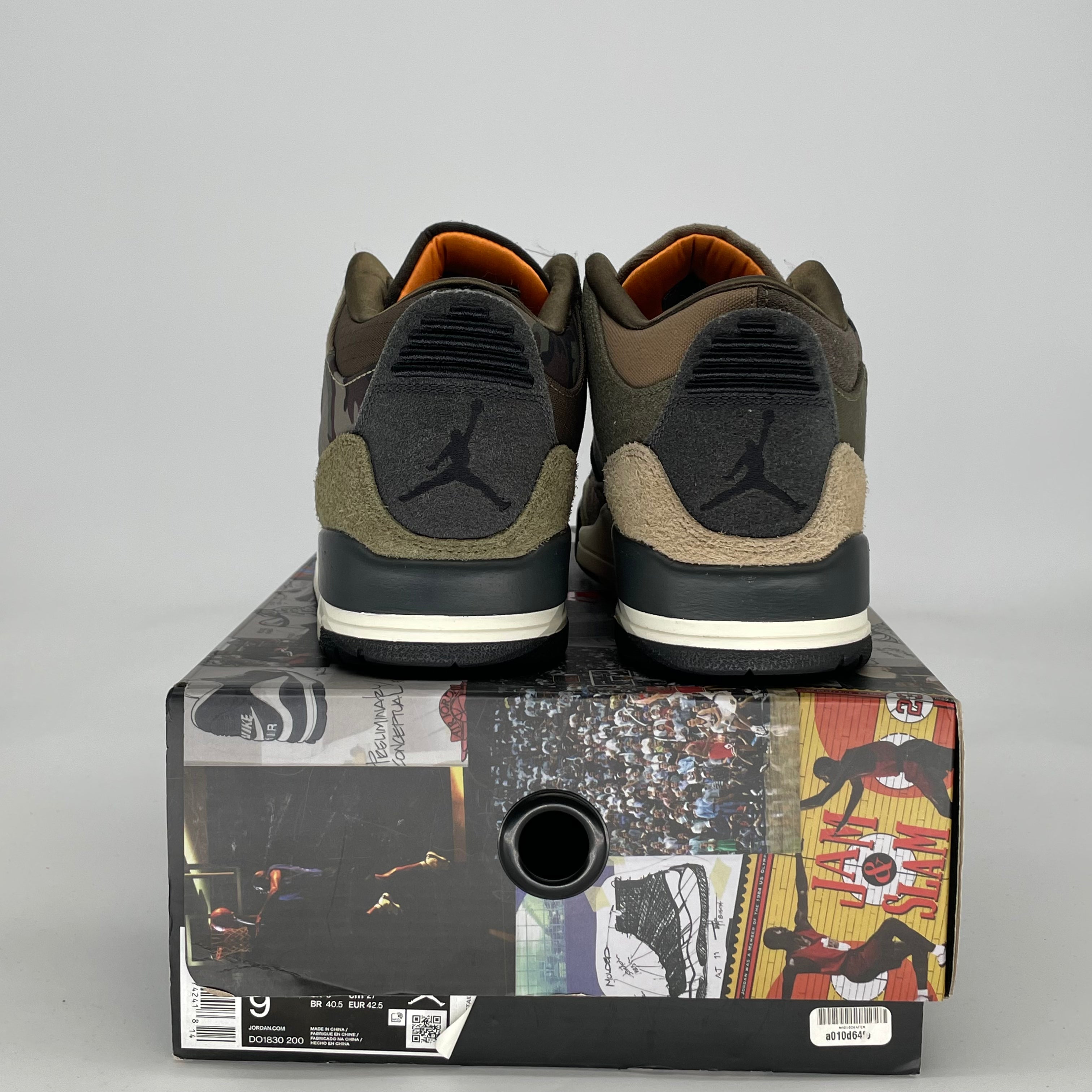 AIR JORDAN 3 PATCHWORK CAMO DO1830-200 SIZE 9/10.5W