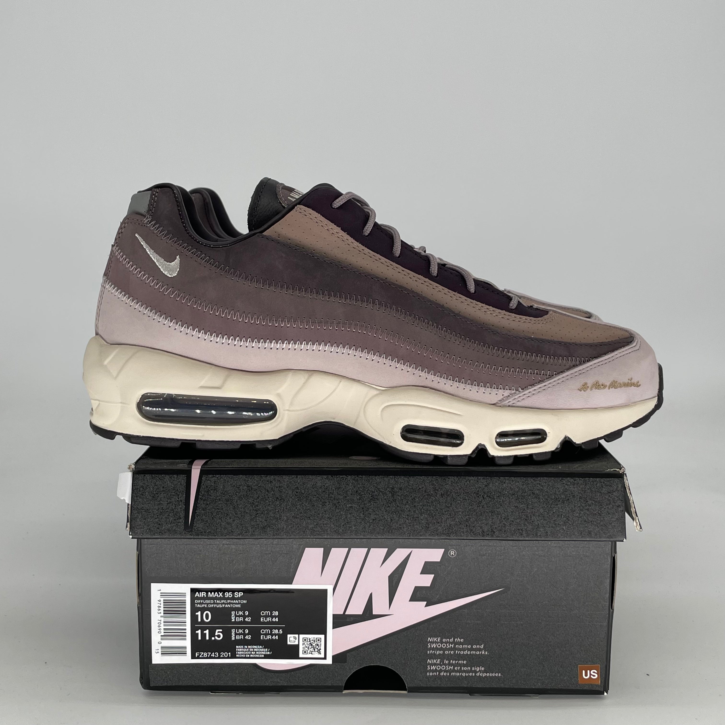 NIKE AIR MAX 95 A MA MANIERE DIFFUSED TAUPE FZ8743-201 SIZE 10/11.5W