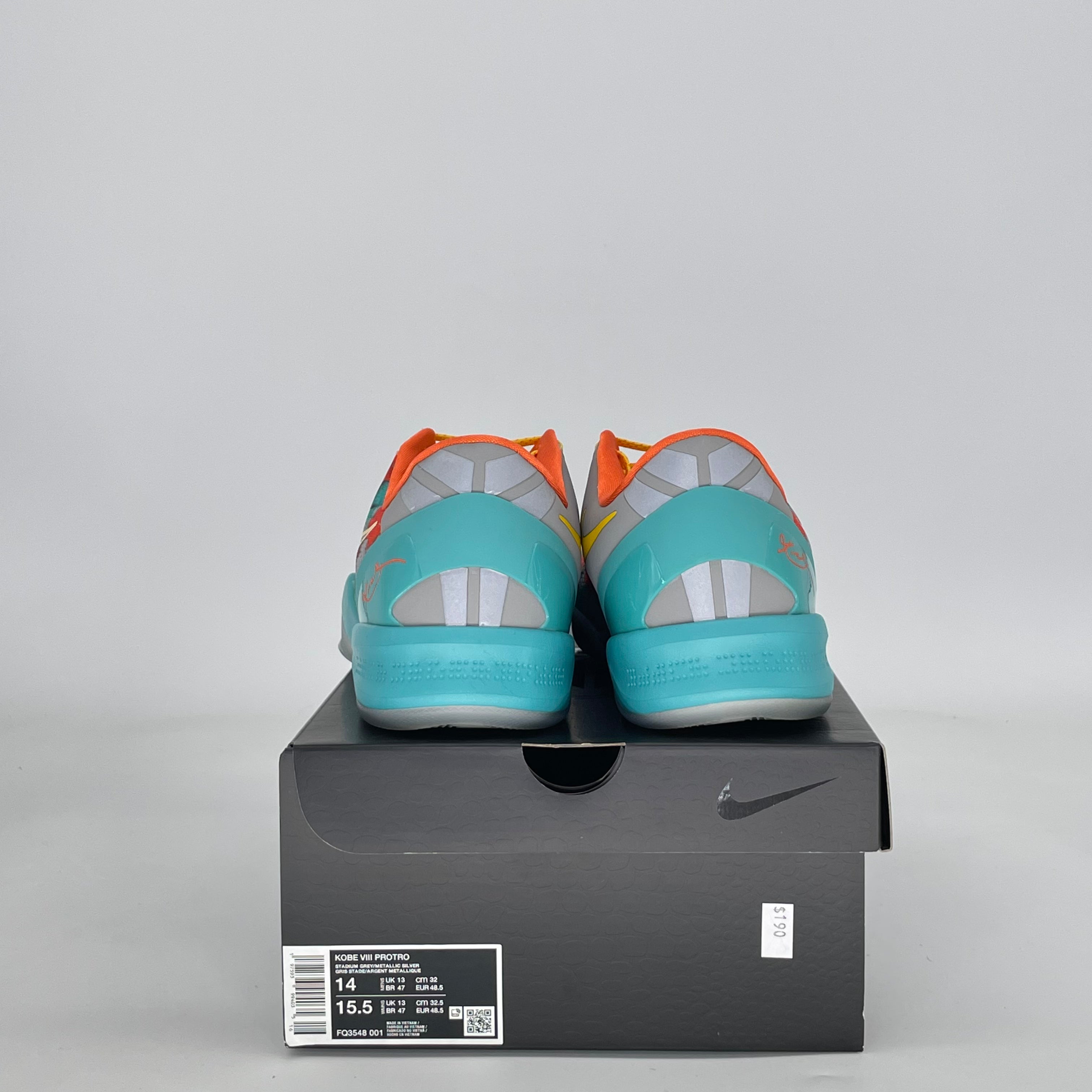 NIKE KOBE 8 PROTRO VENICE BEACH (2024) FQ3548-001 SIZE 14/15.5W
